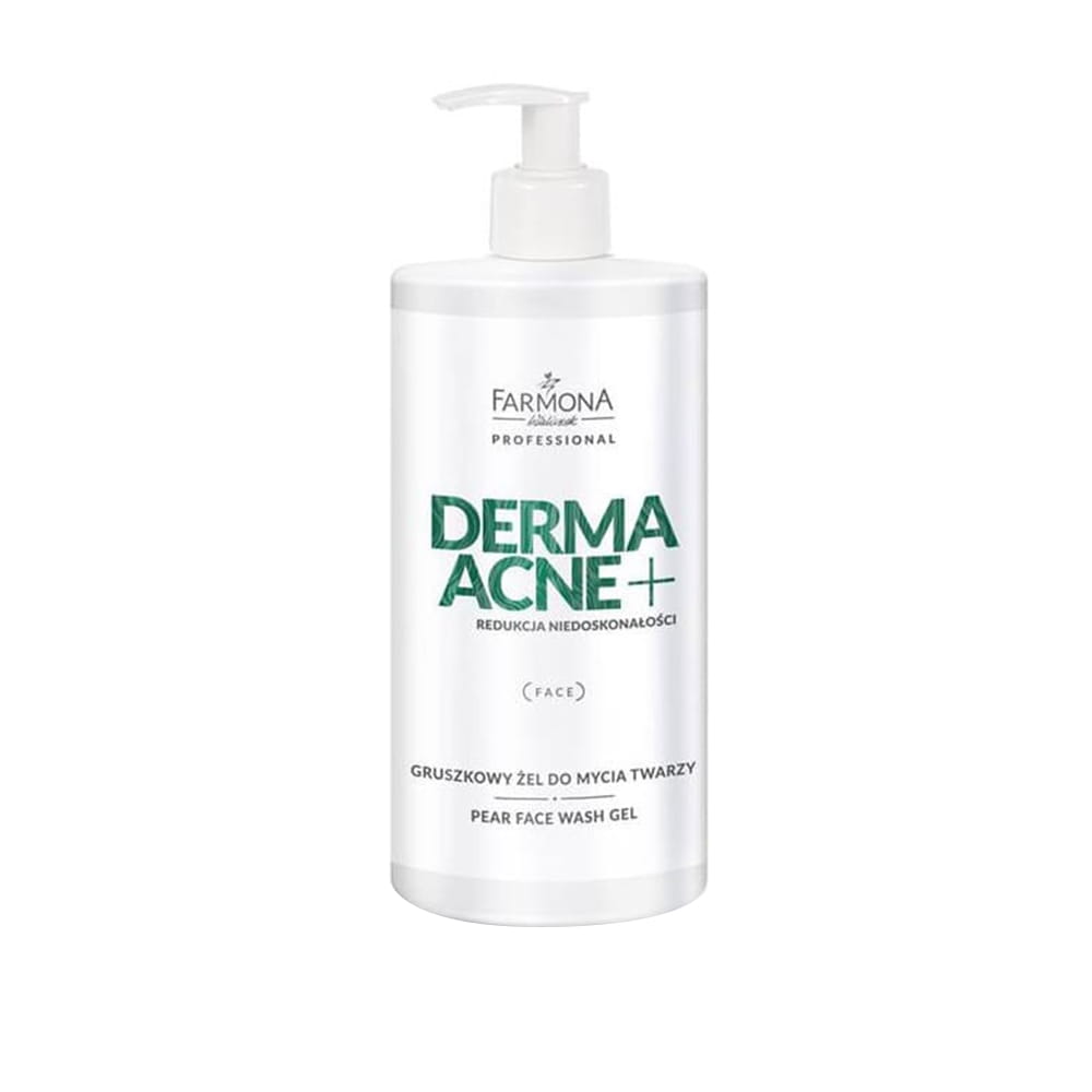 WYPRZEDAŻ 56 Gruszkowy żel do mycia twarzy Farmona Dermaacne+ 500 ml