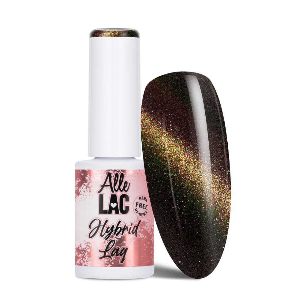 Lakier hybrydowy LED/UV Gel Polish Cat Eye CAT 7 Chameleon AlleLac HEMA/Di-HEMA Free 6g