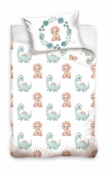 Pościel dziecięca bawełniana do łóżeczka 90x120 wz. BABY224006-17
