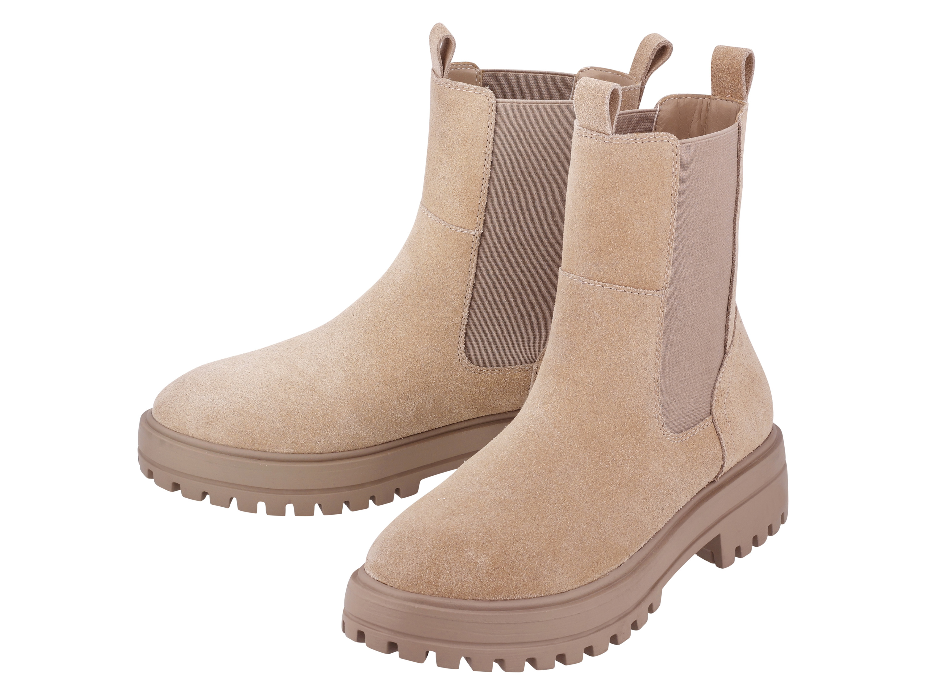 esmara Botki damskie skórzane Taupe, 36