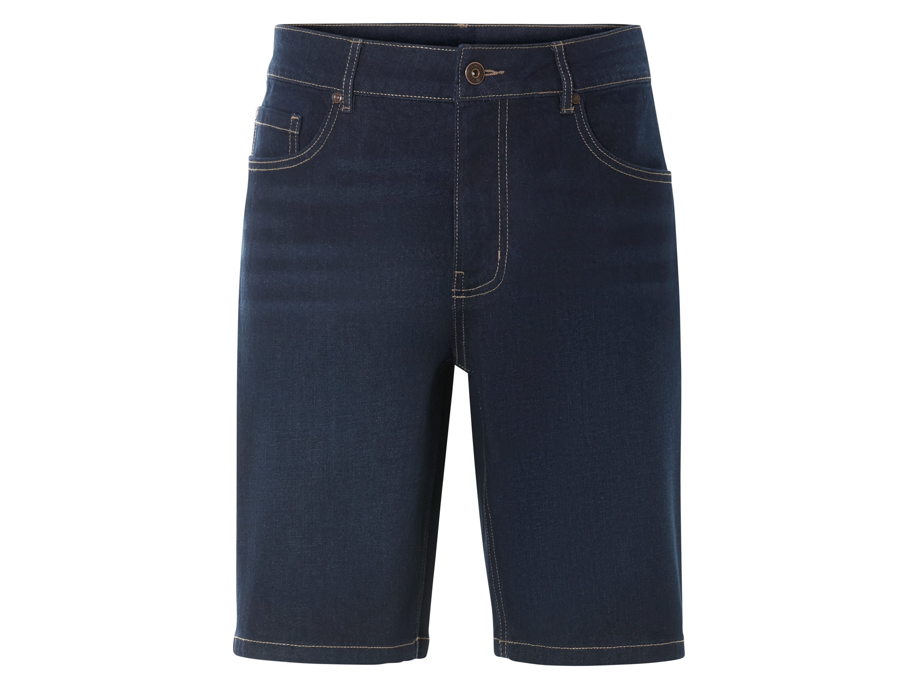 Livergy Bermudy jeansowe męskie Ciemnoniebieski, 56