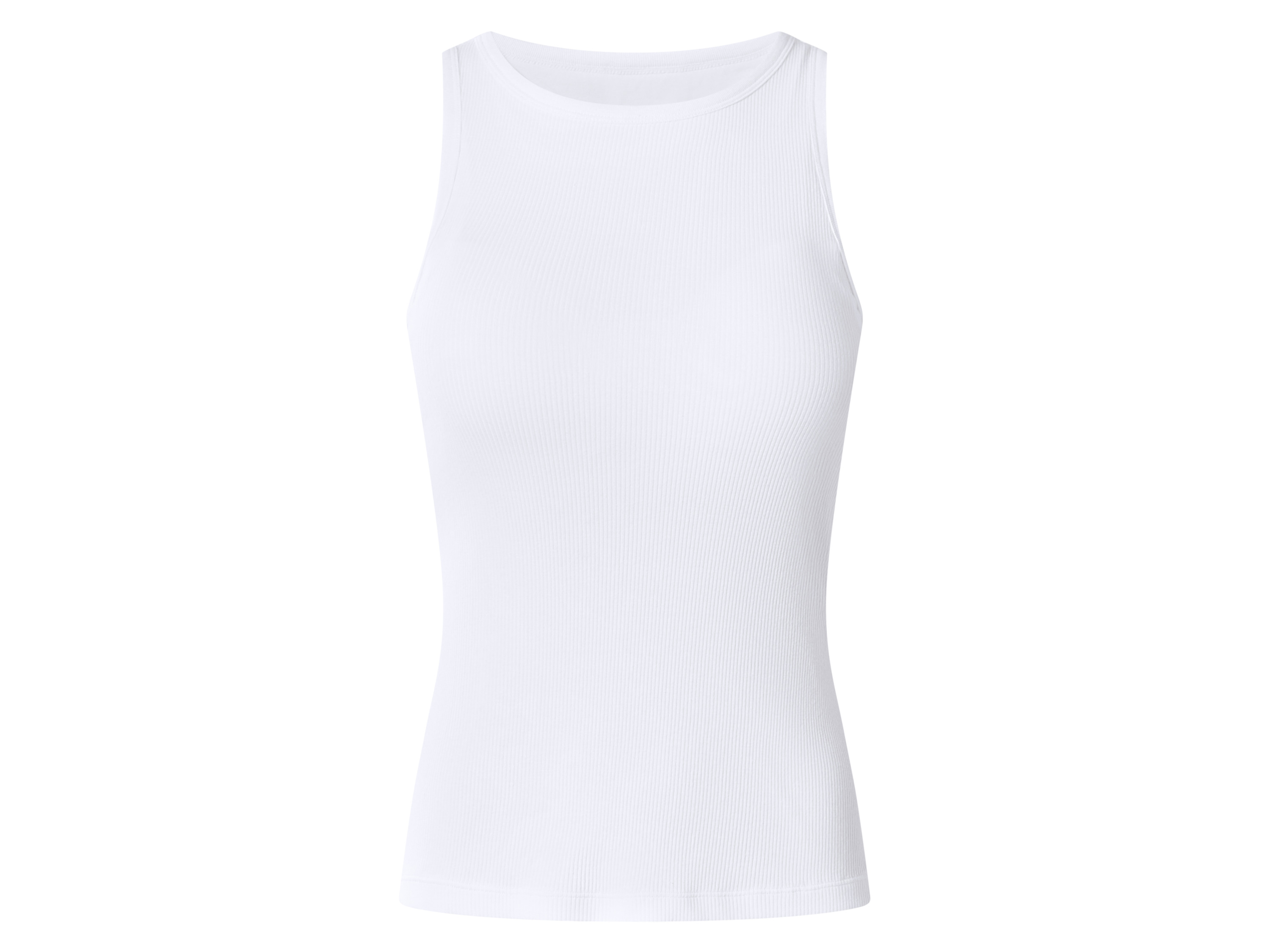 esmara Top damski z bawełną Biały, S 36/38