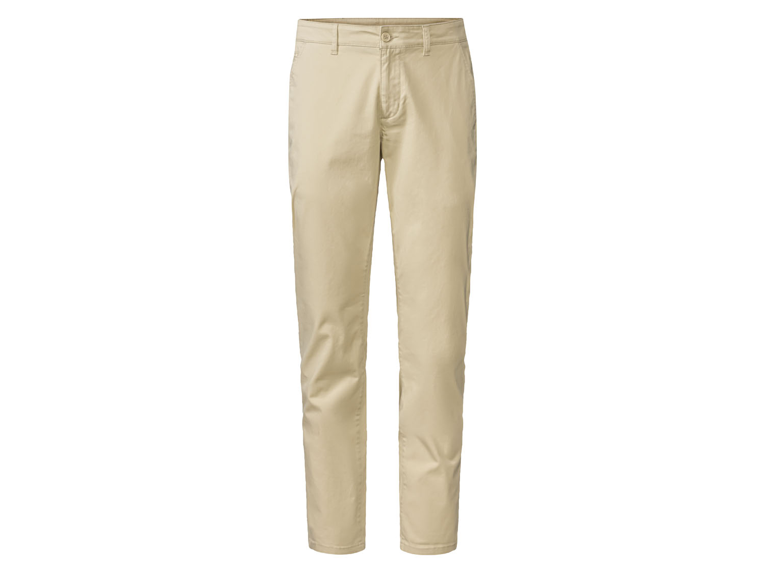 Livergy Spodnie chino męskie 56, Beżowy