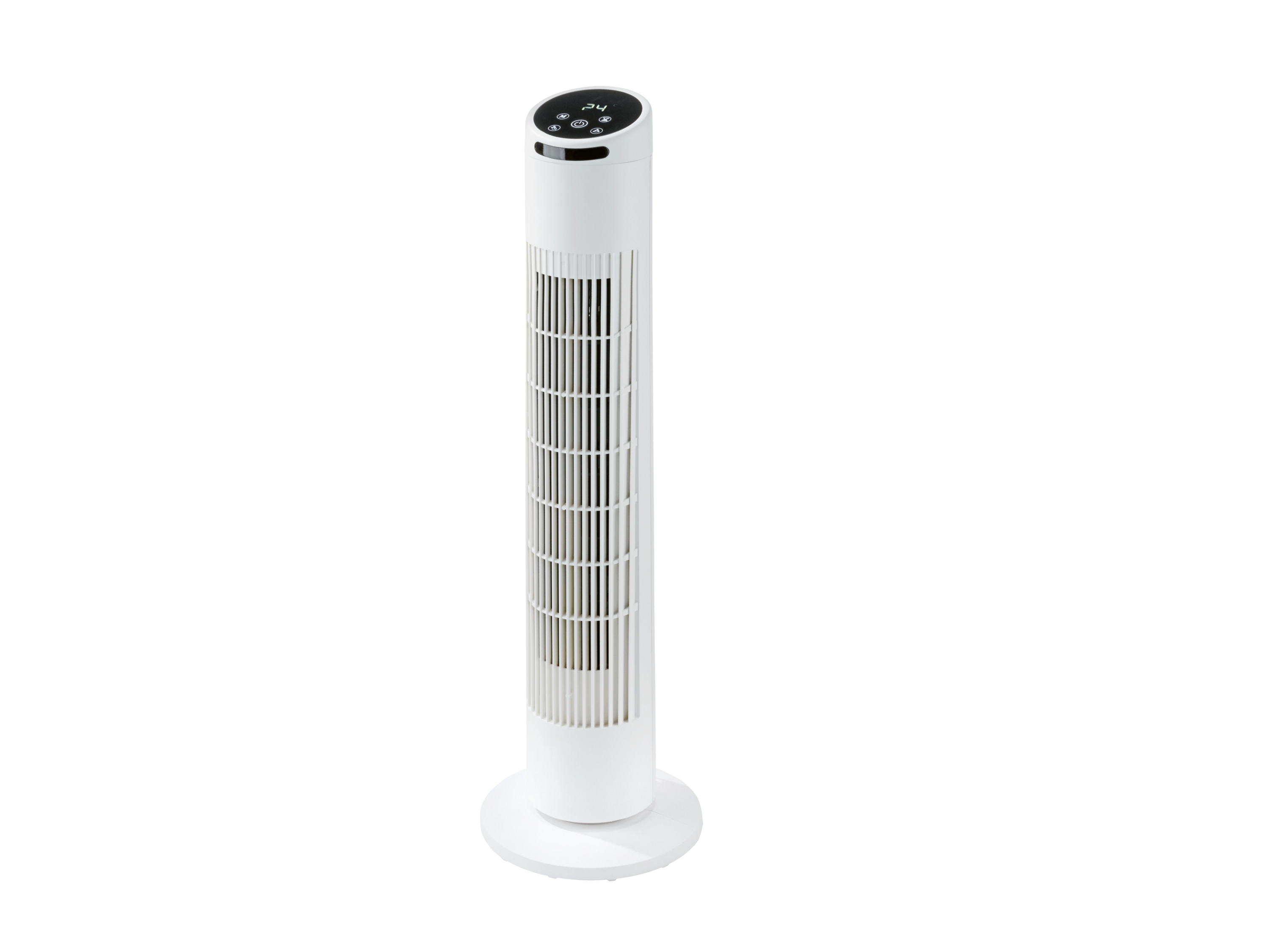 Tronic Wentylator kolumnowy z wyświetlaczem Led, 50 W Biały