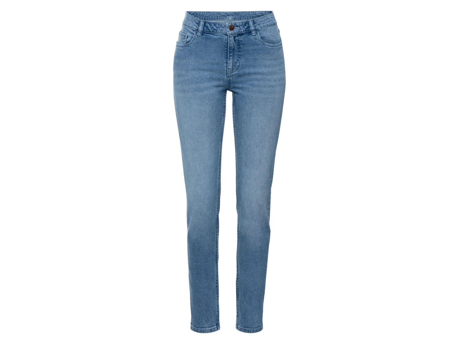 esmara Jeansy damskie Skinny Fit, 1 para 36, Jasnoniebieski