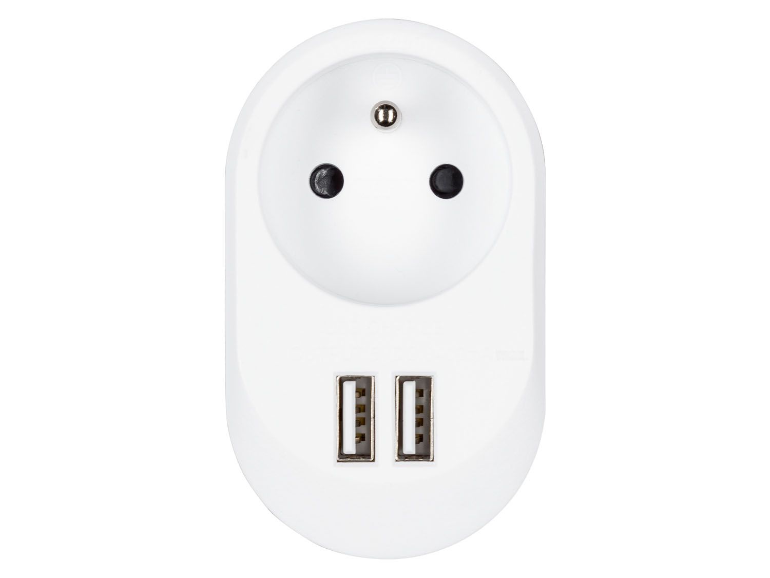 Silvercrest Adapter z gniazdem sieciowym i 2 portami USB