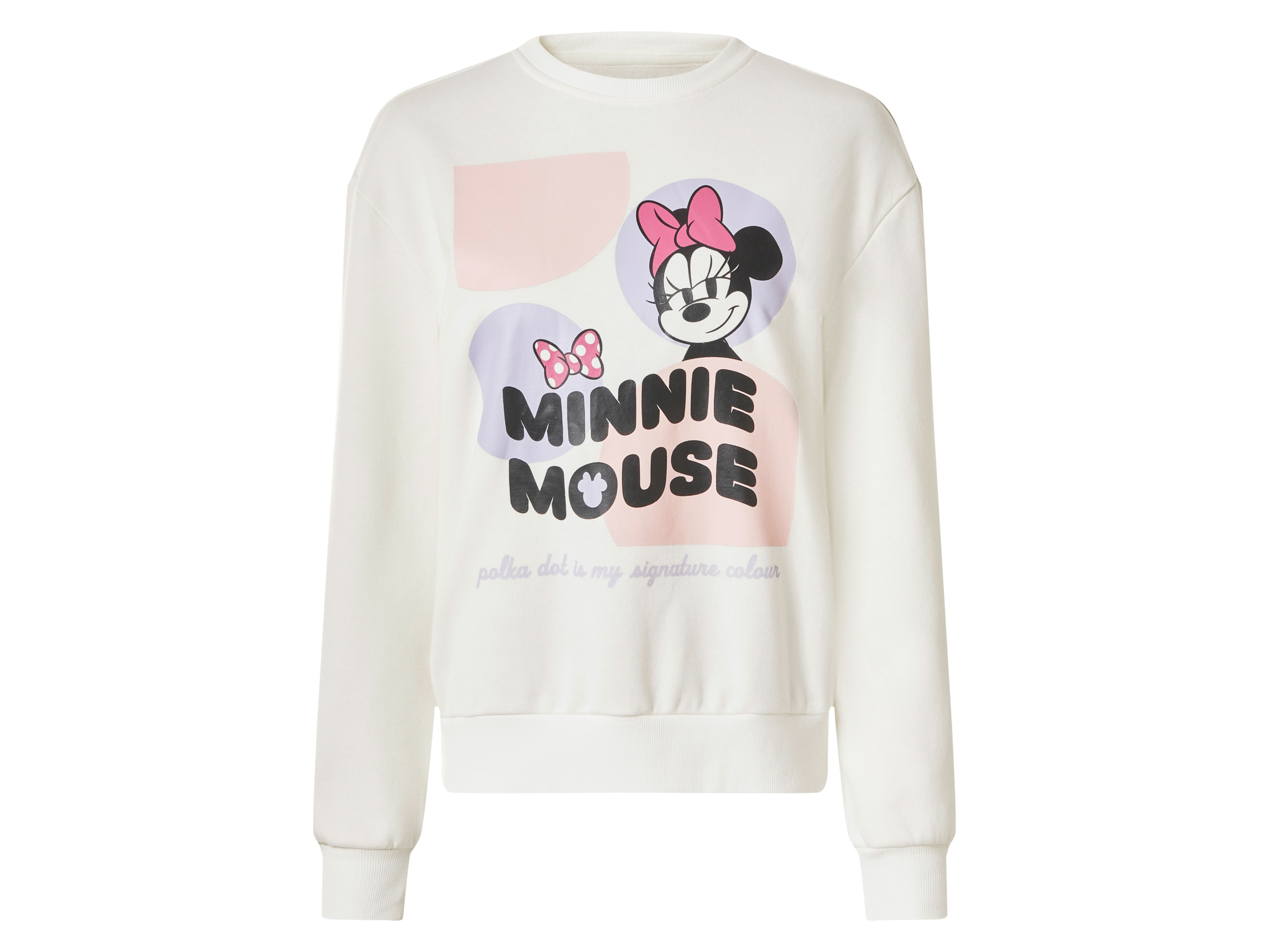 Bluza dresowa damska z bawełną Myszka Minnie, XS 32/34