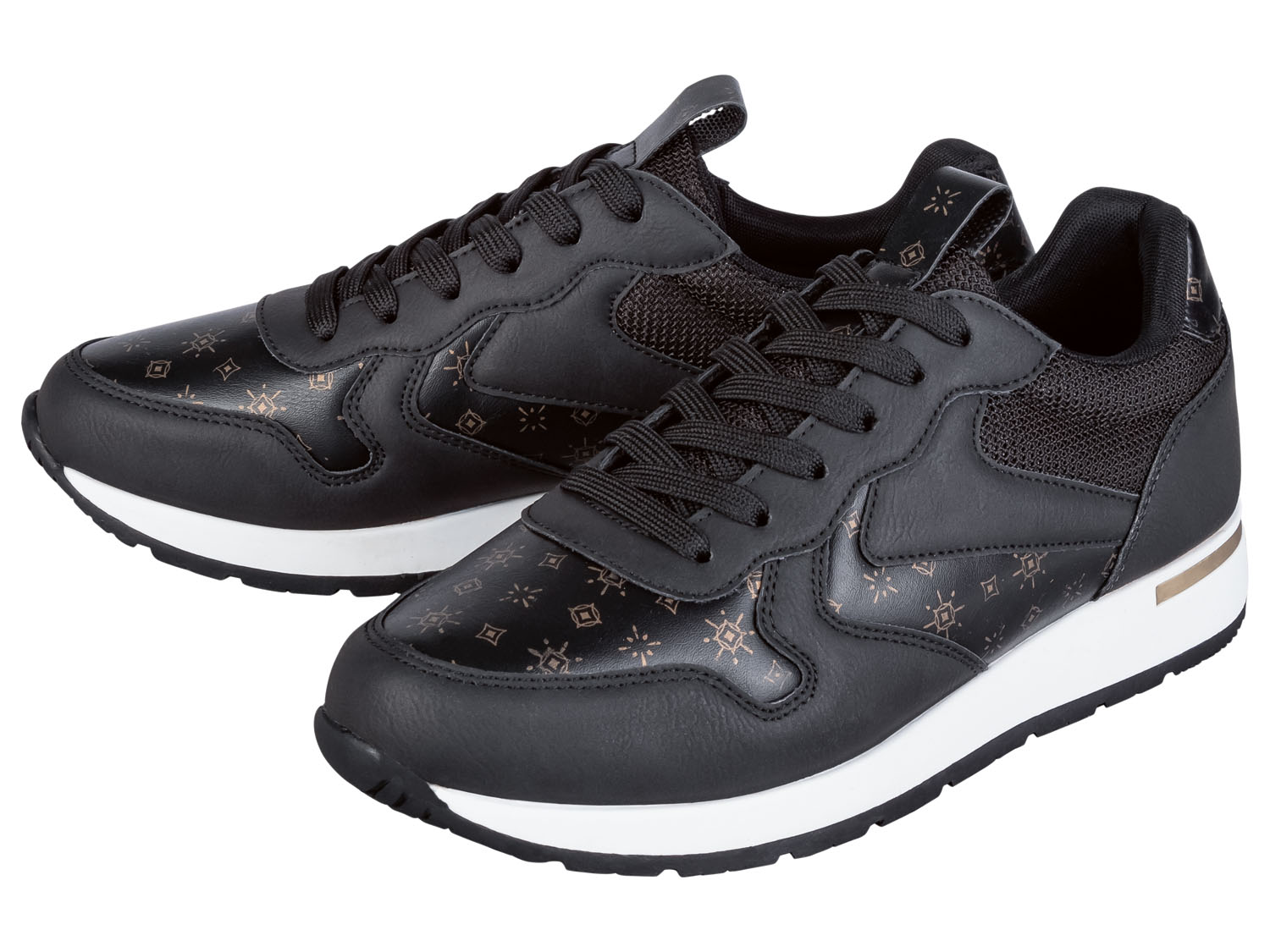 esmara Buty damskie, 1 para Czarny/złoty, 36