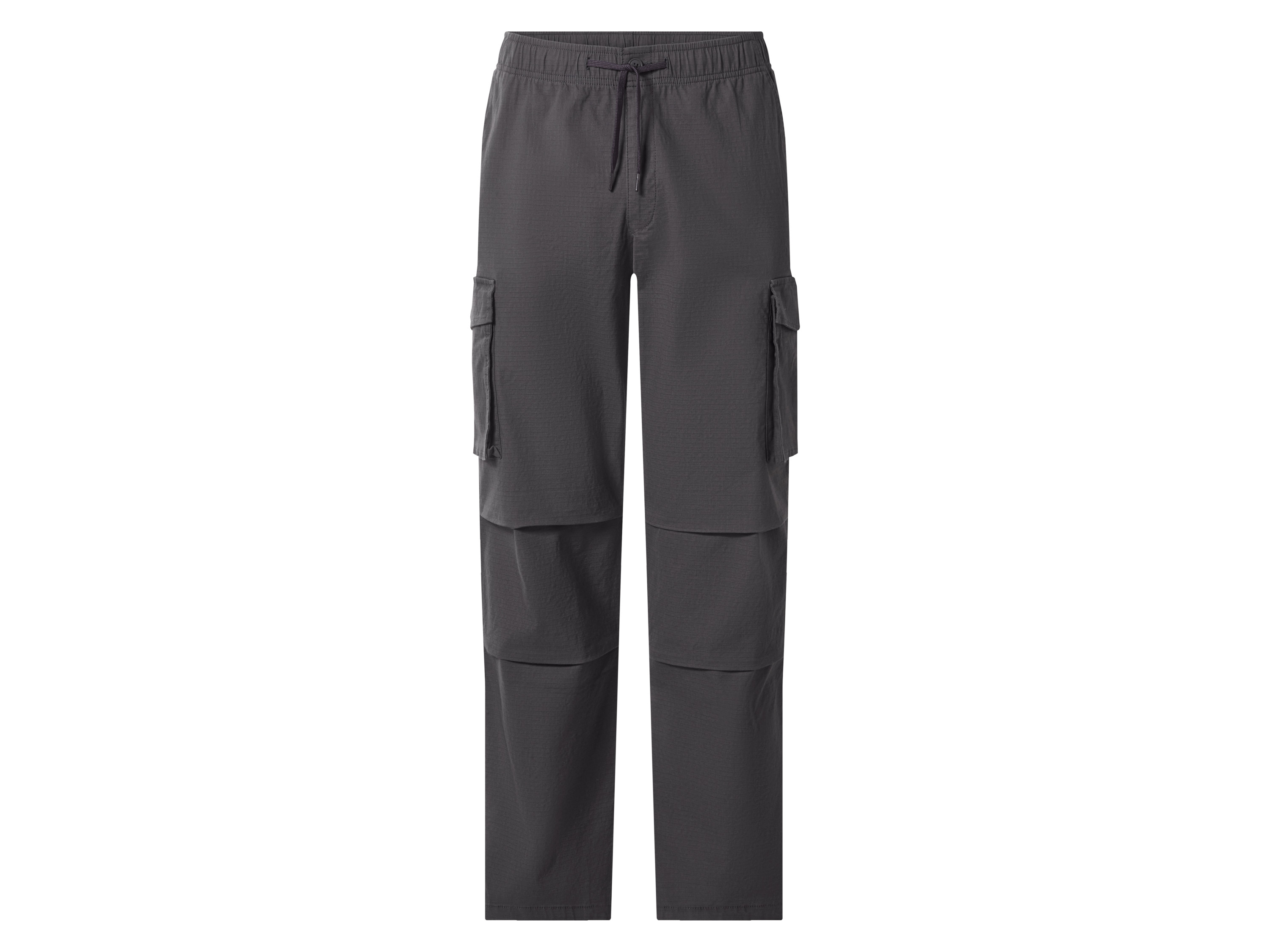esmara Men Spodnie cargo męskie z bawełny Szary, XL 56/58