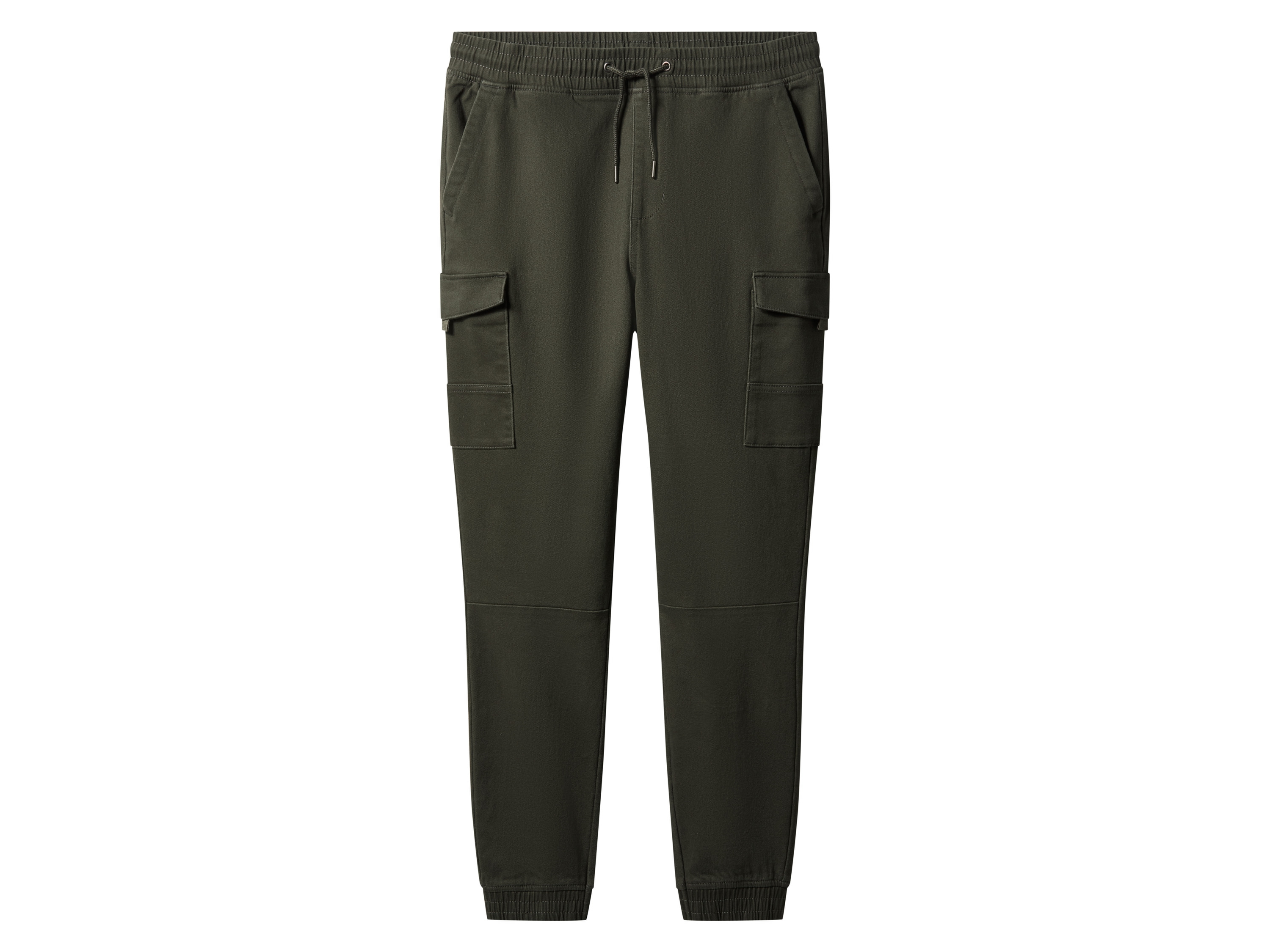 esmara Men Joggery męskie z bawełną Oliwkowy, XL 56/58