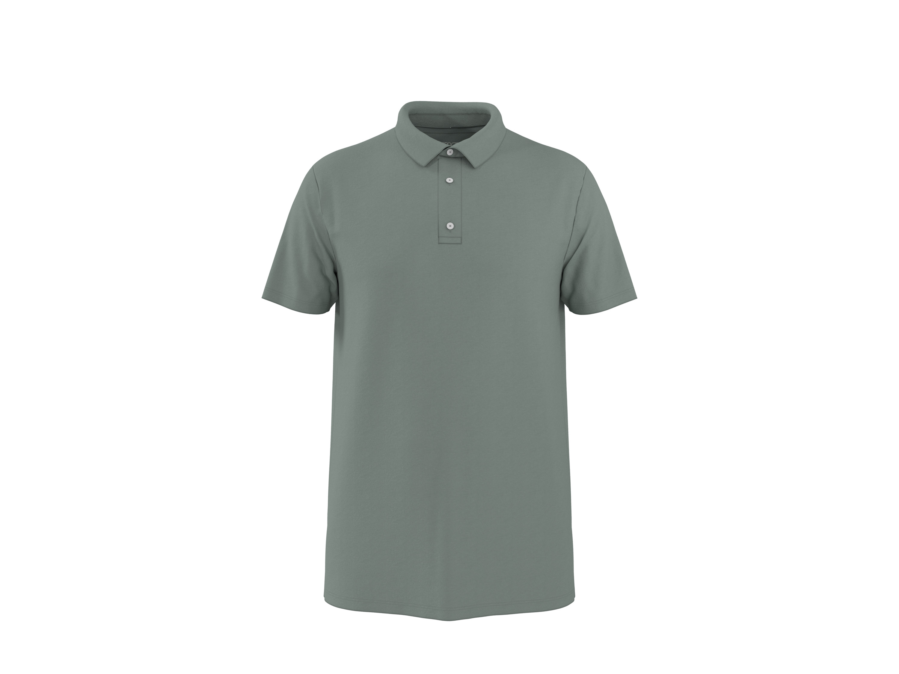 esmara Men Koszulka polo męska z lnem Zielony, XL 56/58
