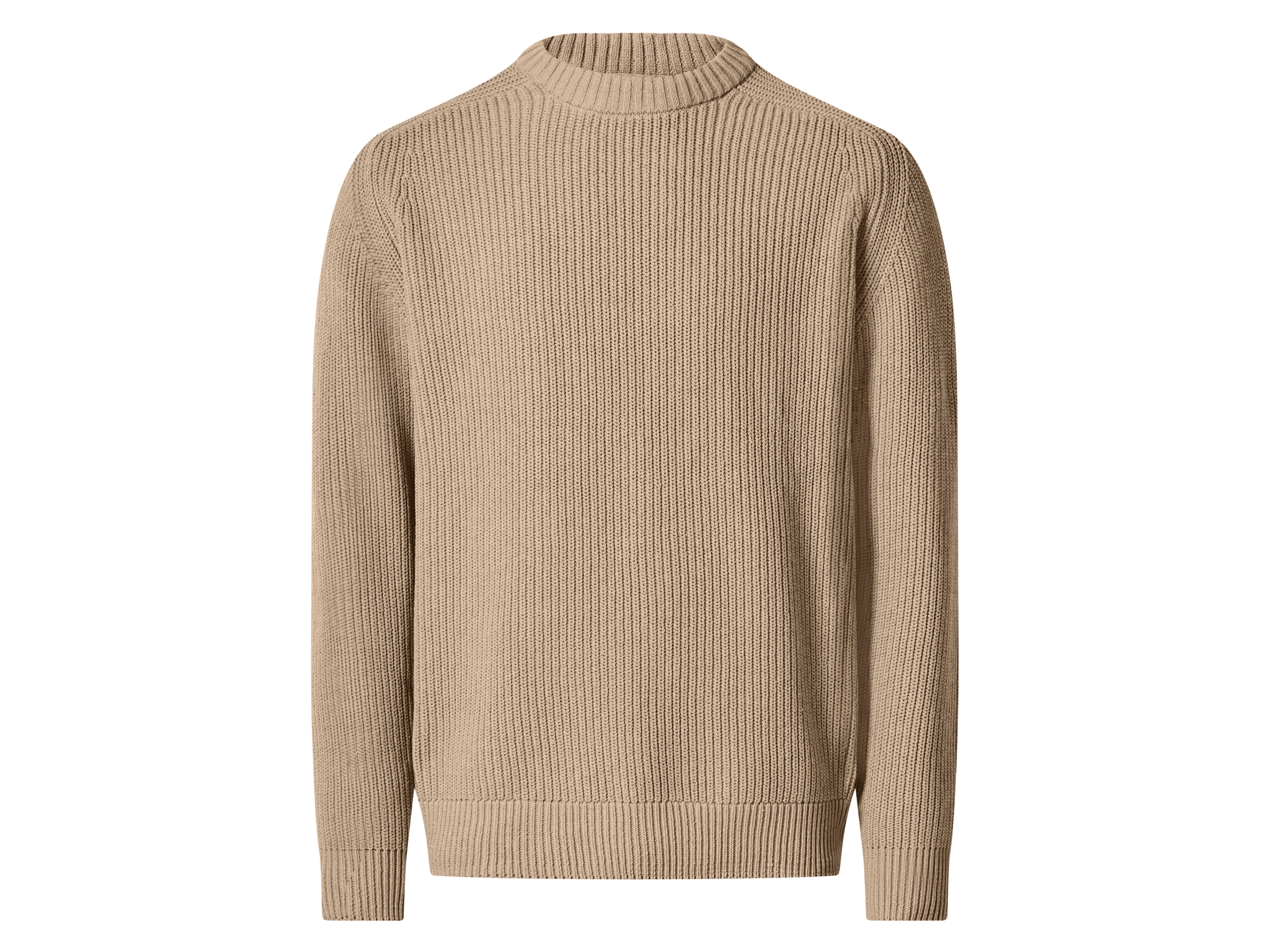 Esmara Men Sweter dzianinowy męski Beżowy, XL 56/58
