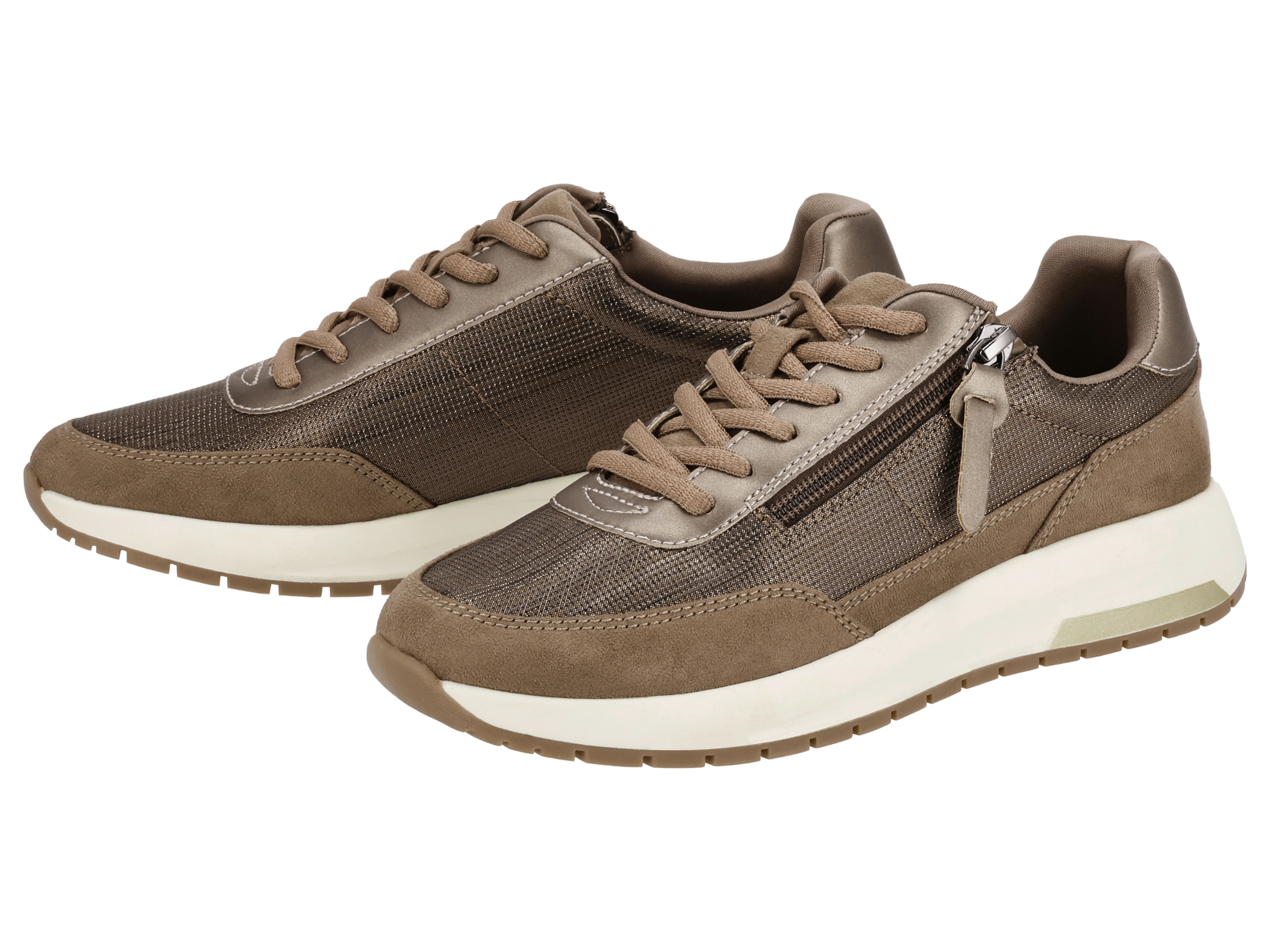esmara Sneakersy damskie Taupe, 36