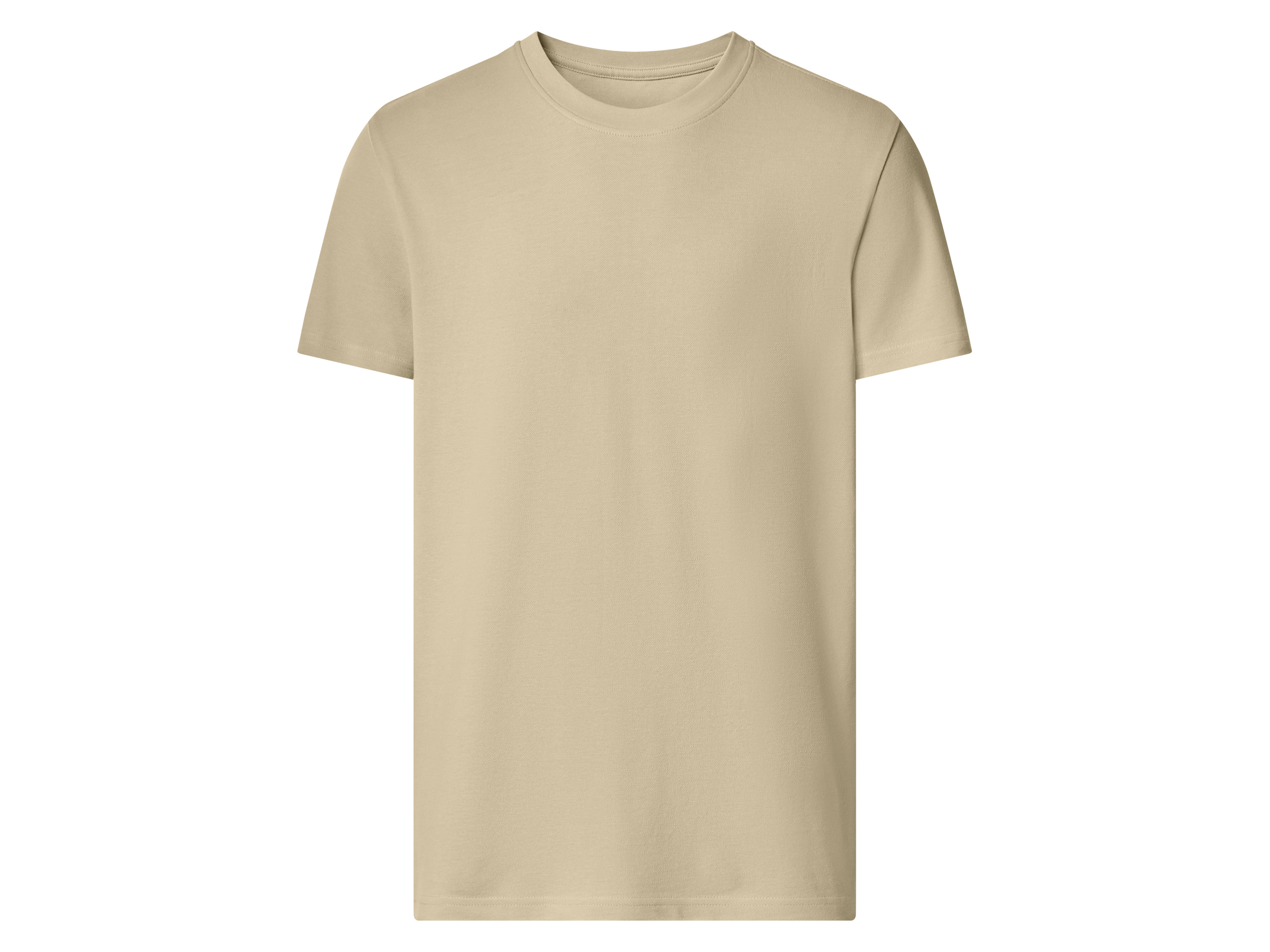 esmara Men T-shirt męski z bawełny Beżowy, XL 56/58