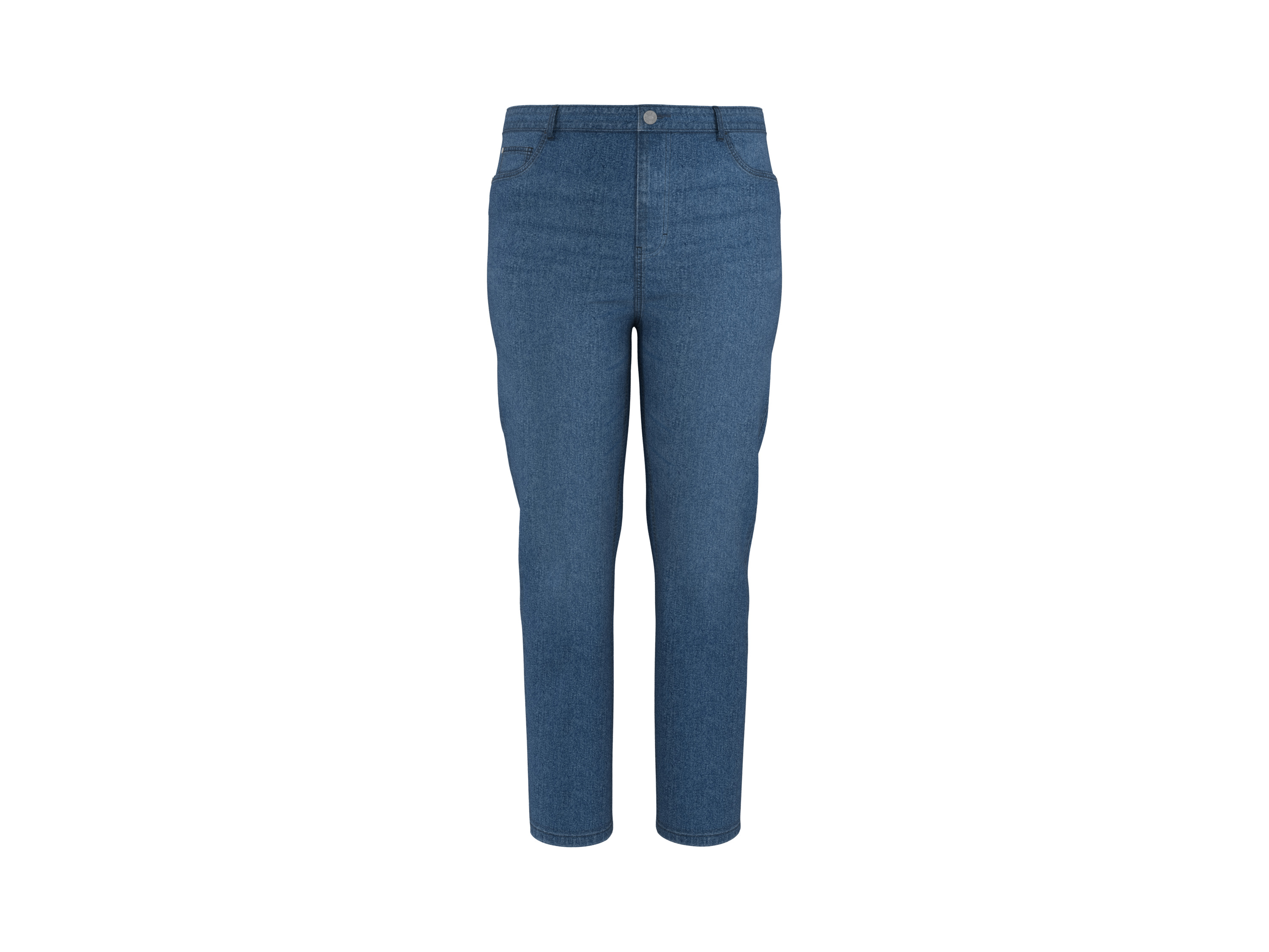 esmara Jeansy damskie Plus Size Xxl, skinny fit Niebieski, 56