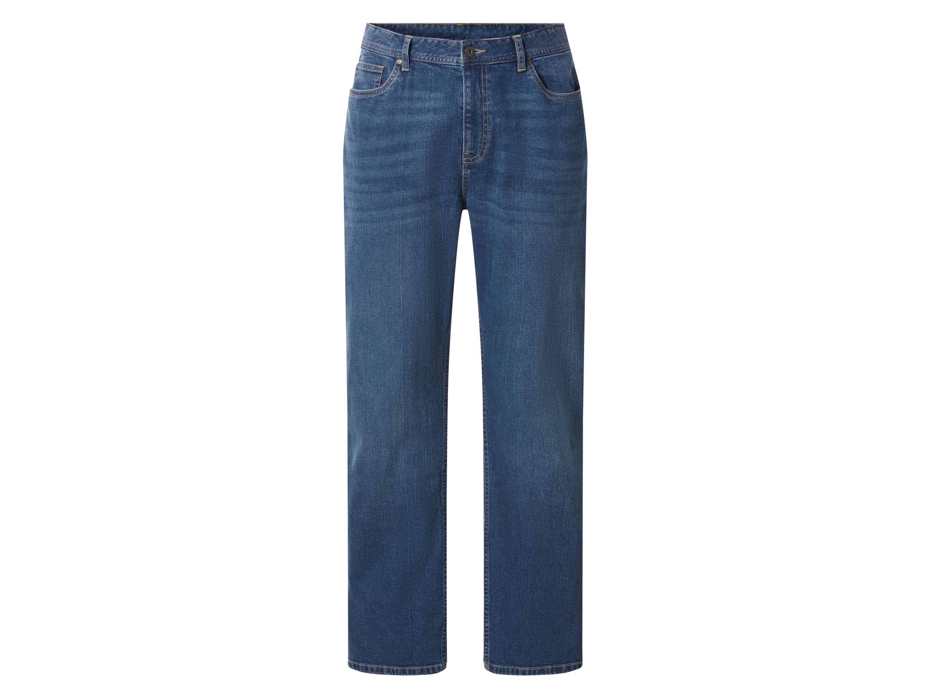 esmara Men Jeansy relaxed fit męskie z bawełną Niebieski, 56 40/32