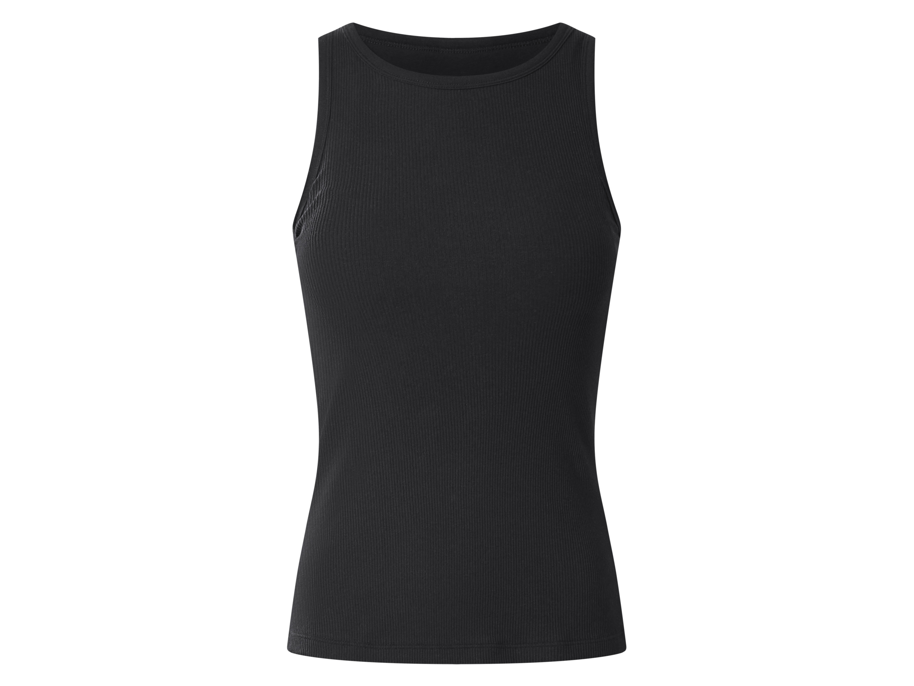 esmara Top damski z bawełną Czarny, S 36/38