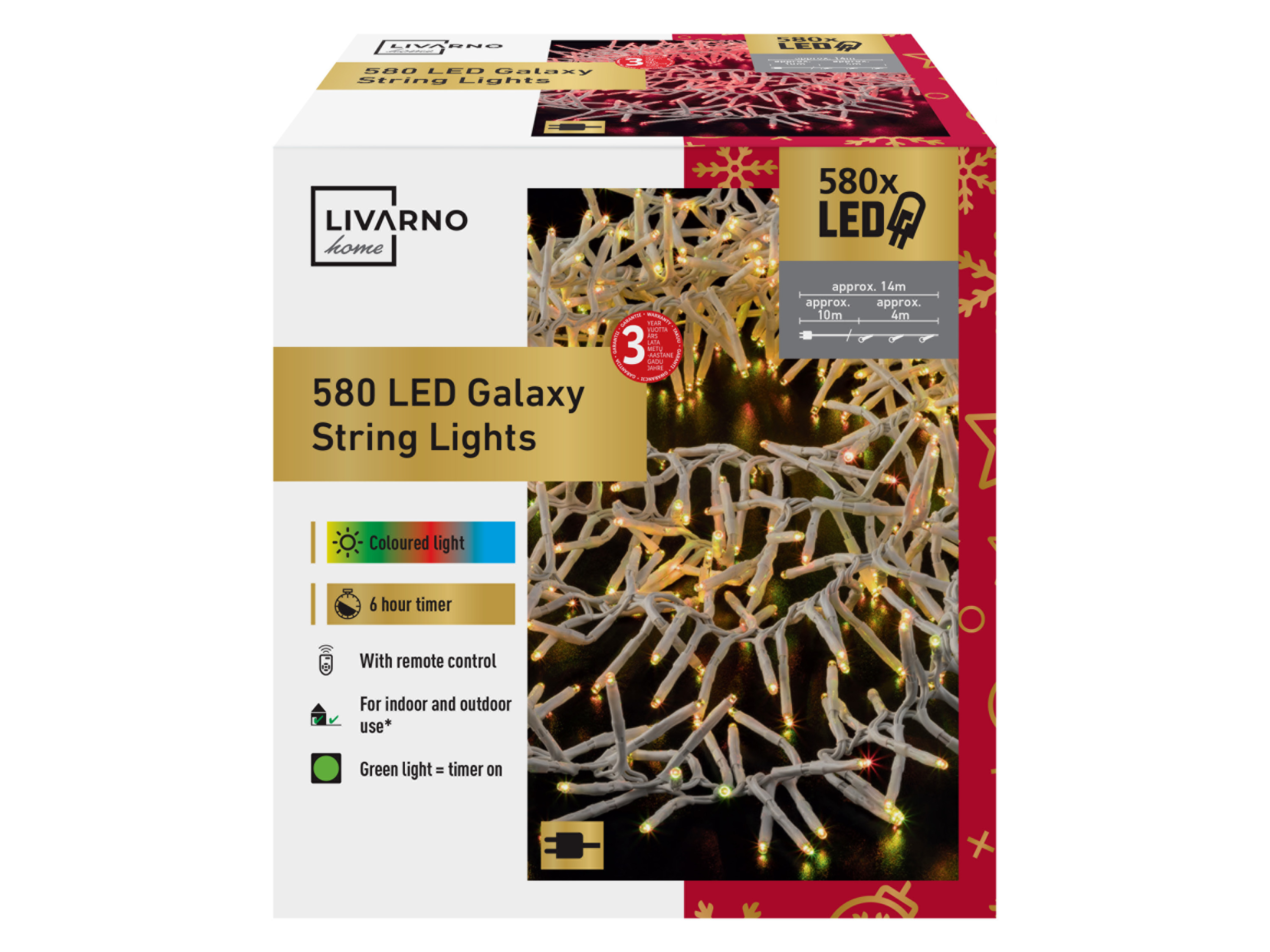 Livarno home LED-girlanda galaktyczna Uwaga: LV Ospl