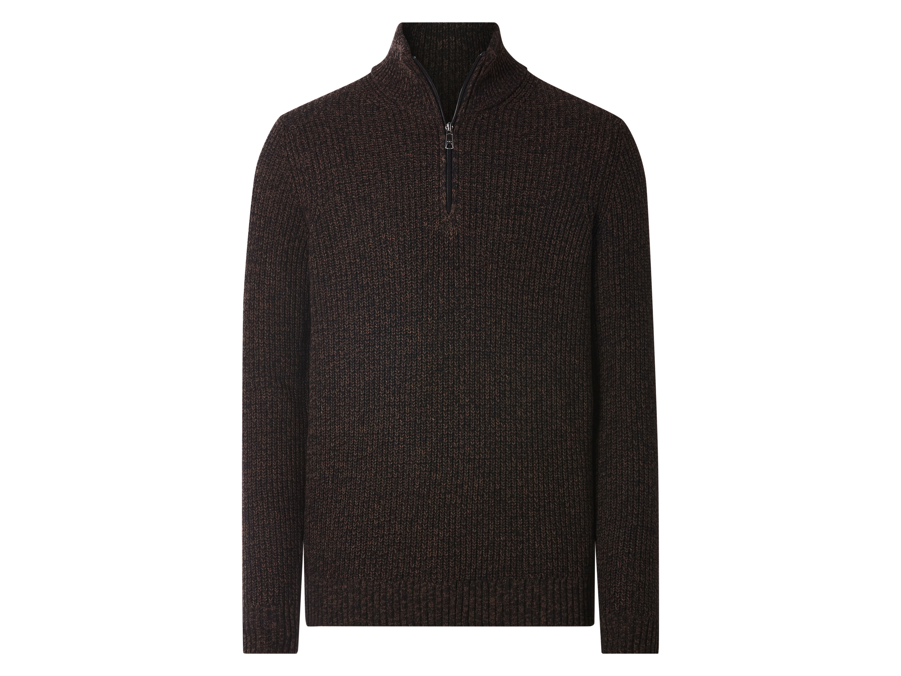 esmara Men Sweter troyer męski z bawełną Brązowy, XL 56/58
