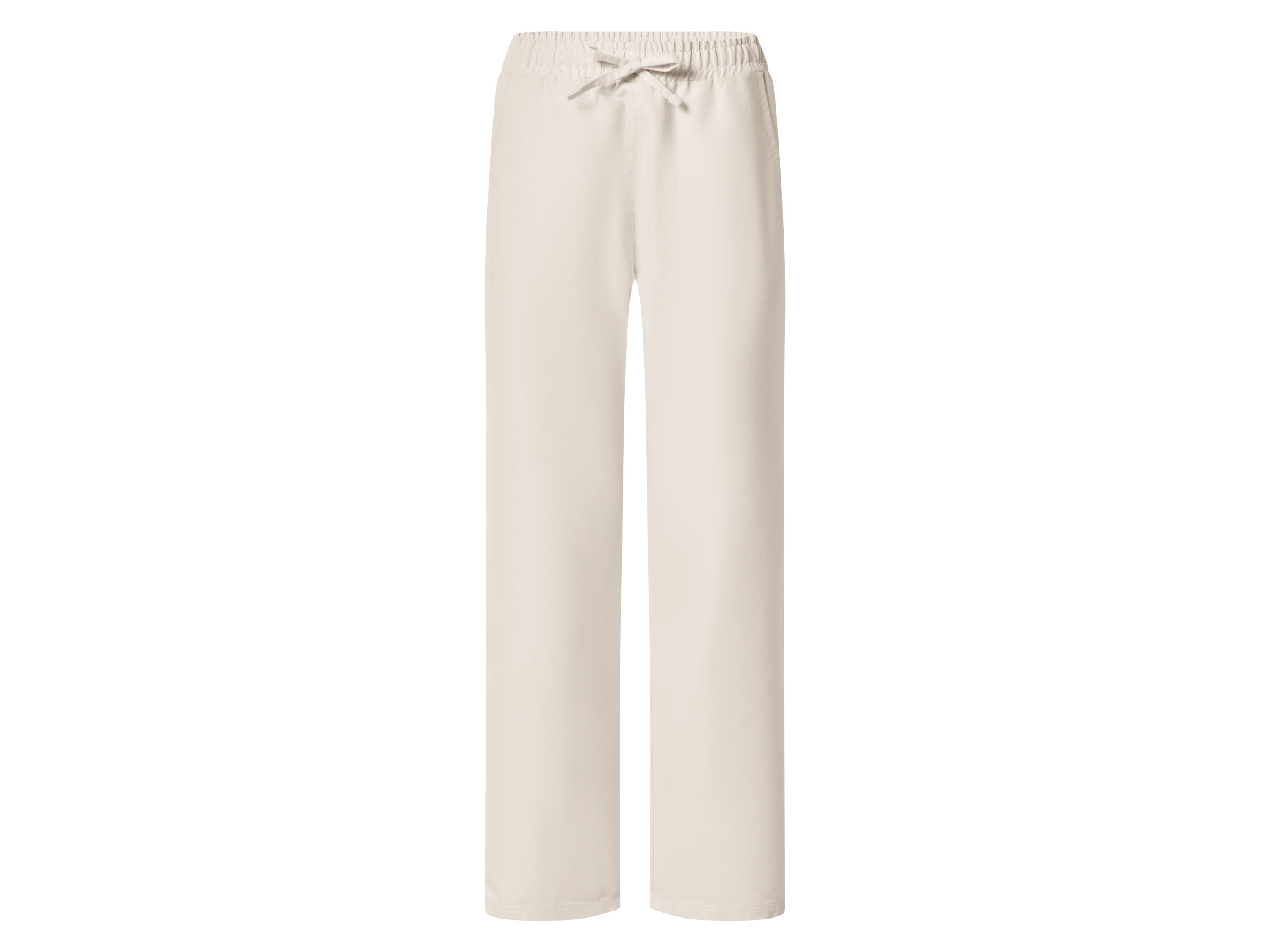 esmara Joggery jeansowe wide leg damskie Biały, 36