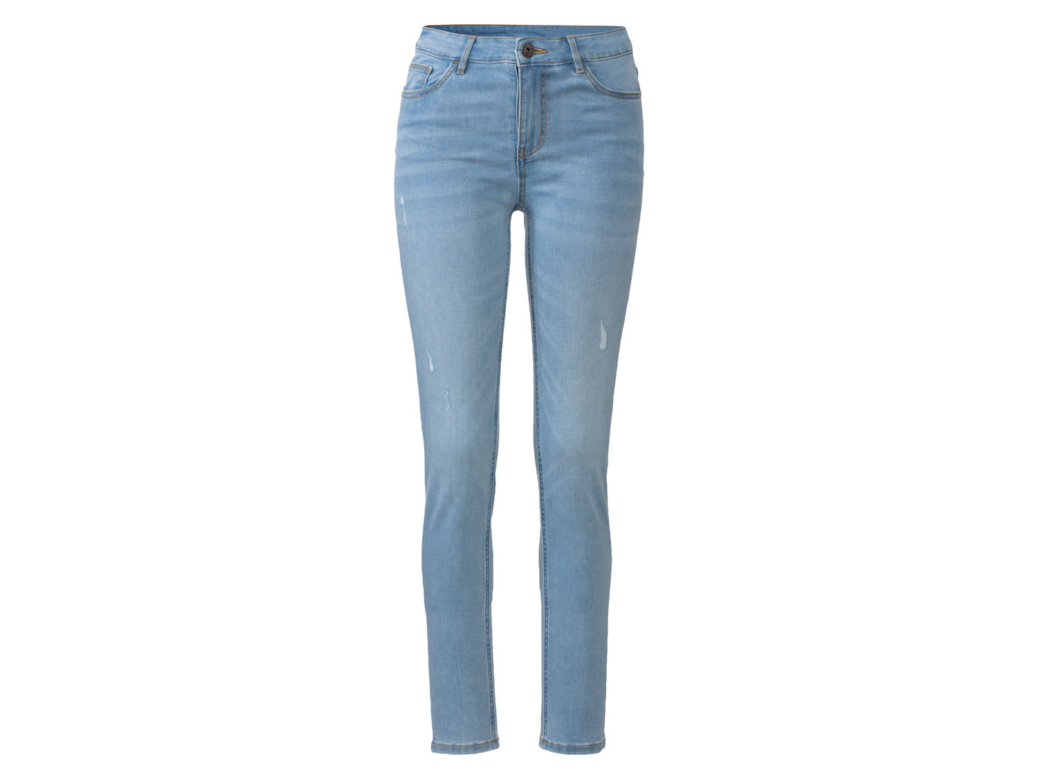 esmara Jeansy damskie super skinny fit Niebieski, 44