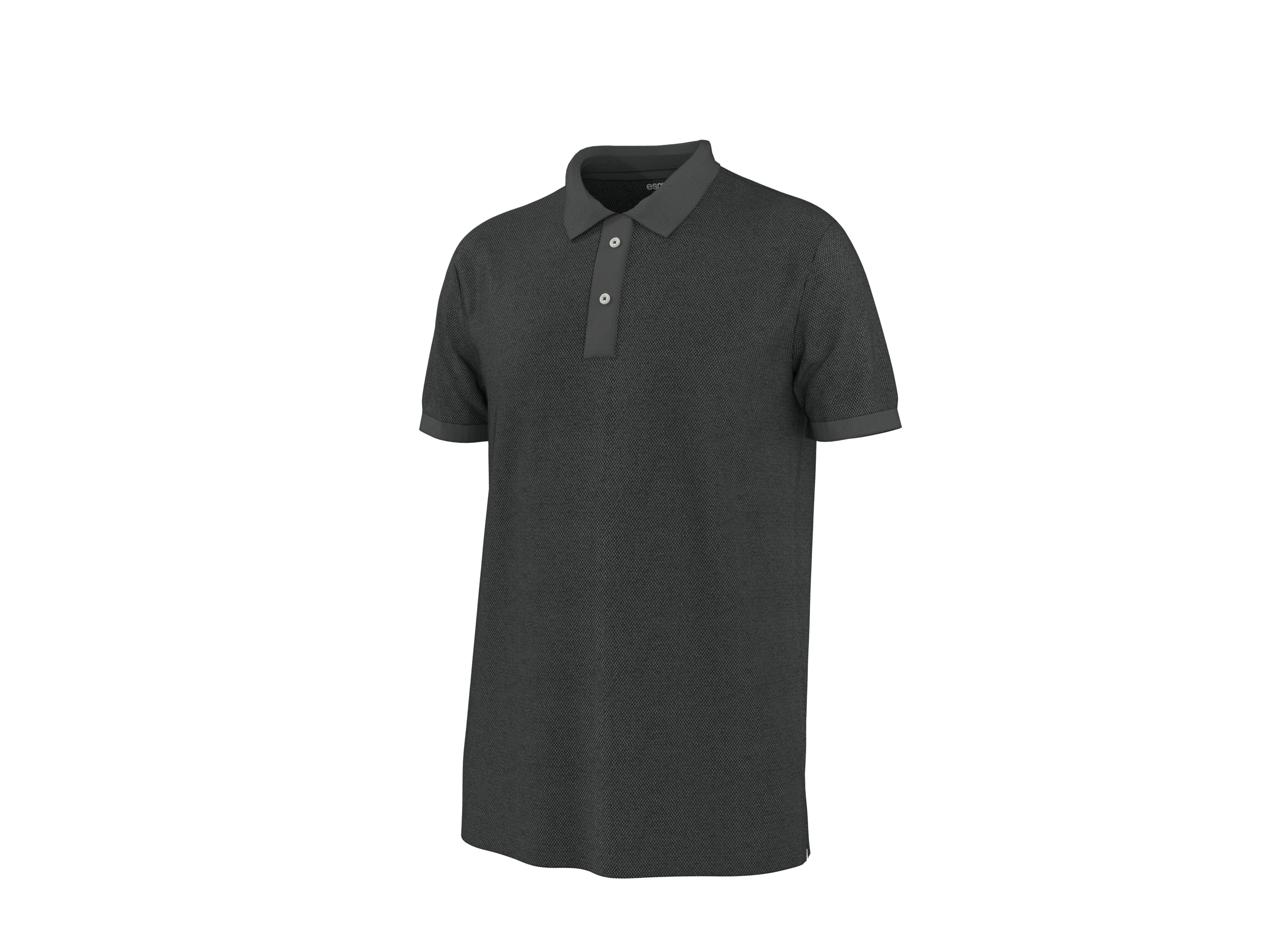 esmara Men Koszulka polo męska z bawełny Czarny, XL 56/58