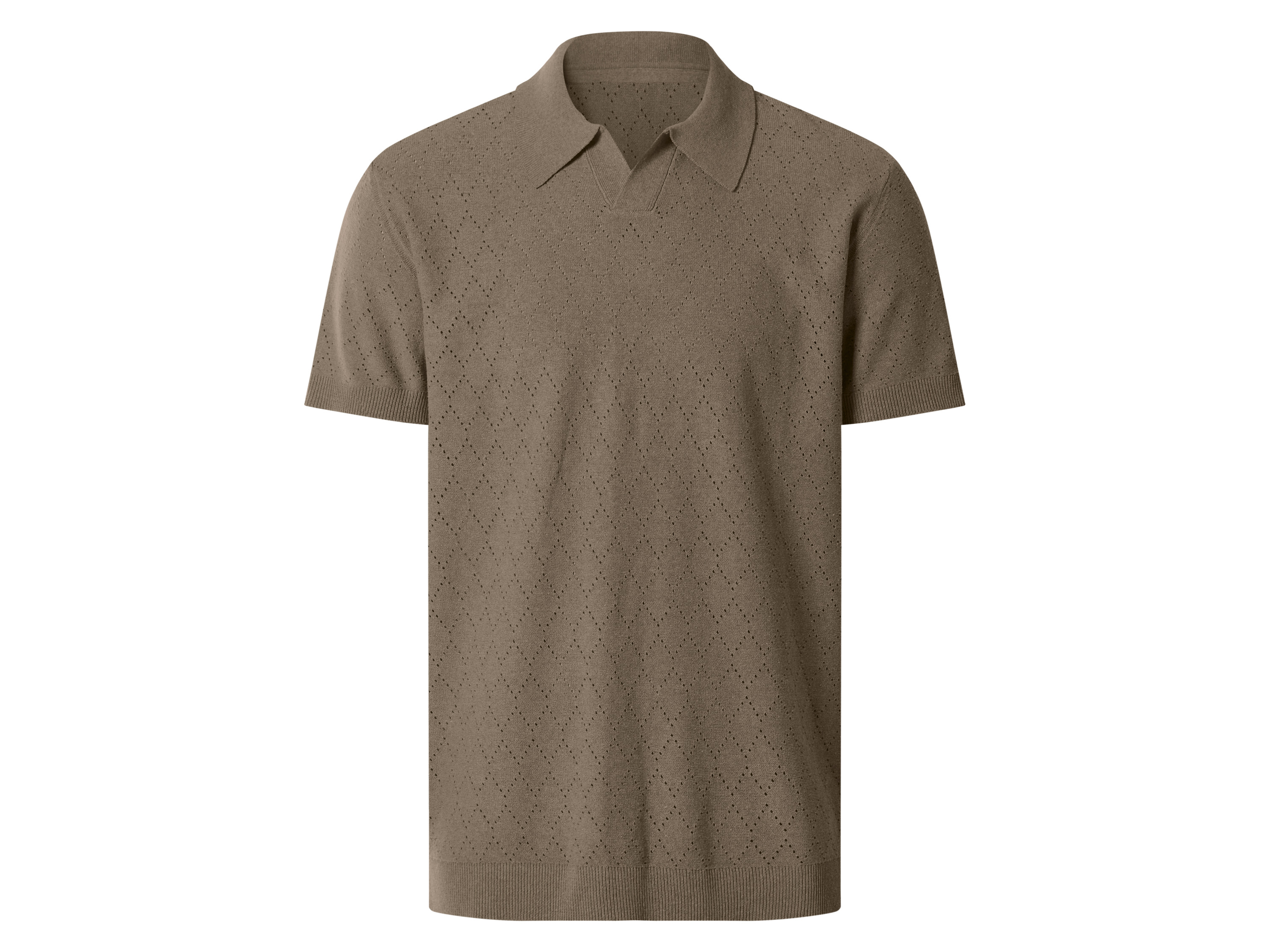esmara Men Koszulka polo męska z dzianiny Beżowy, XL 56/58