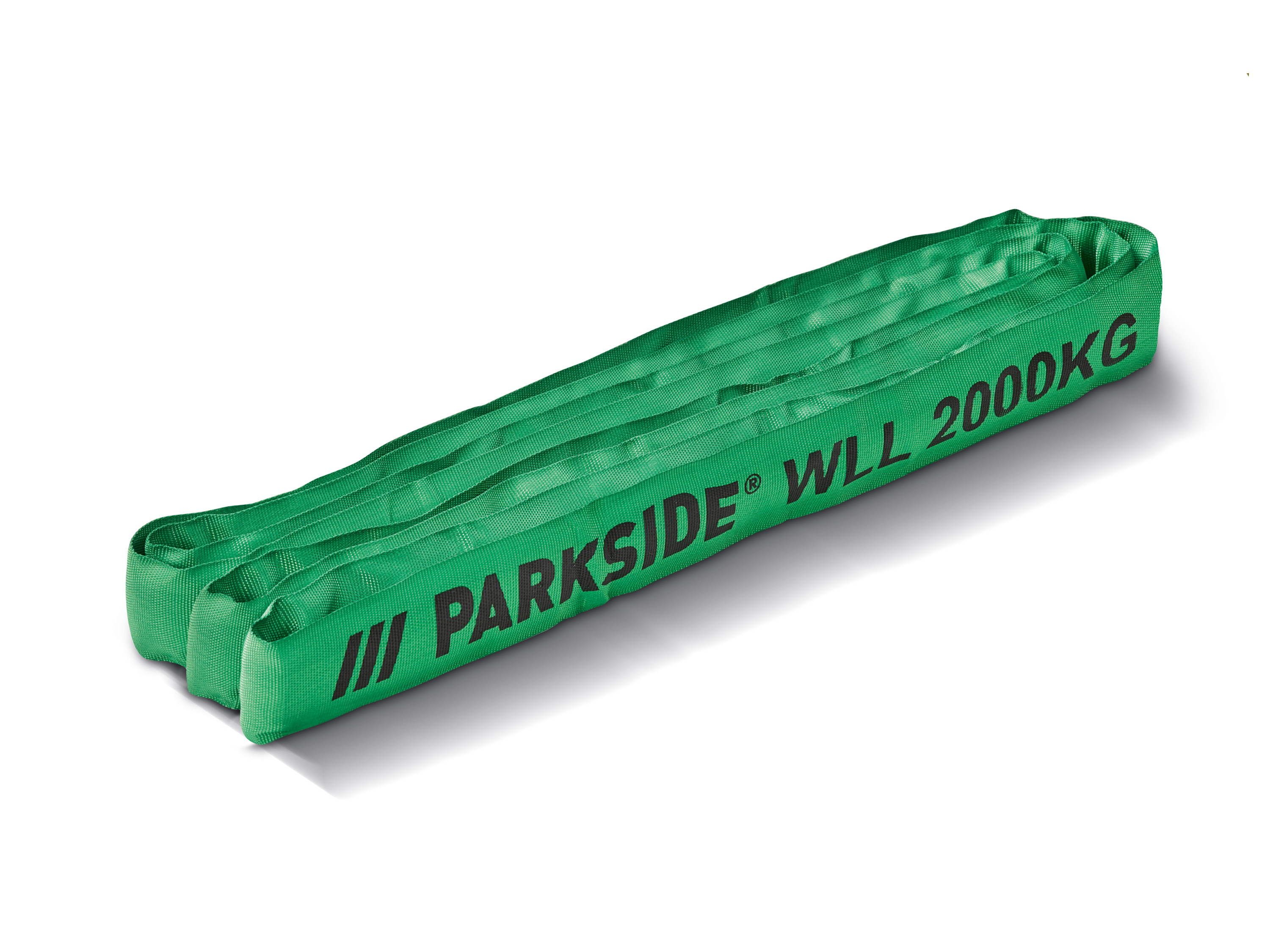 Parkside Zawiesie pasowe okrągłe, 1000 / 2000 kg 2 m 2000 kg, zestaw 2 szt