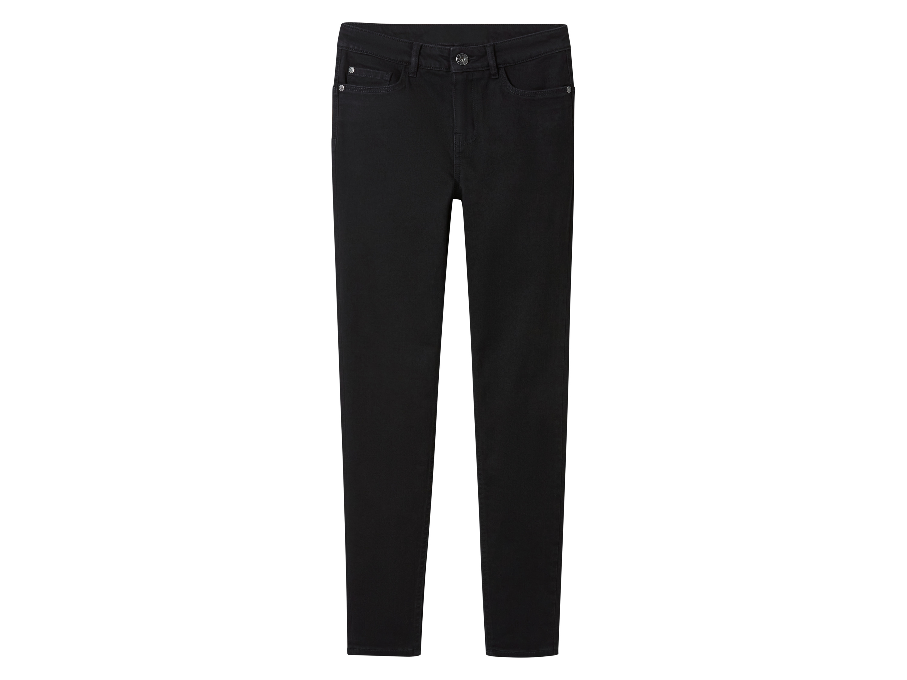 esmara Jeansy damskie super skinny fit Czarny, 36