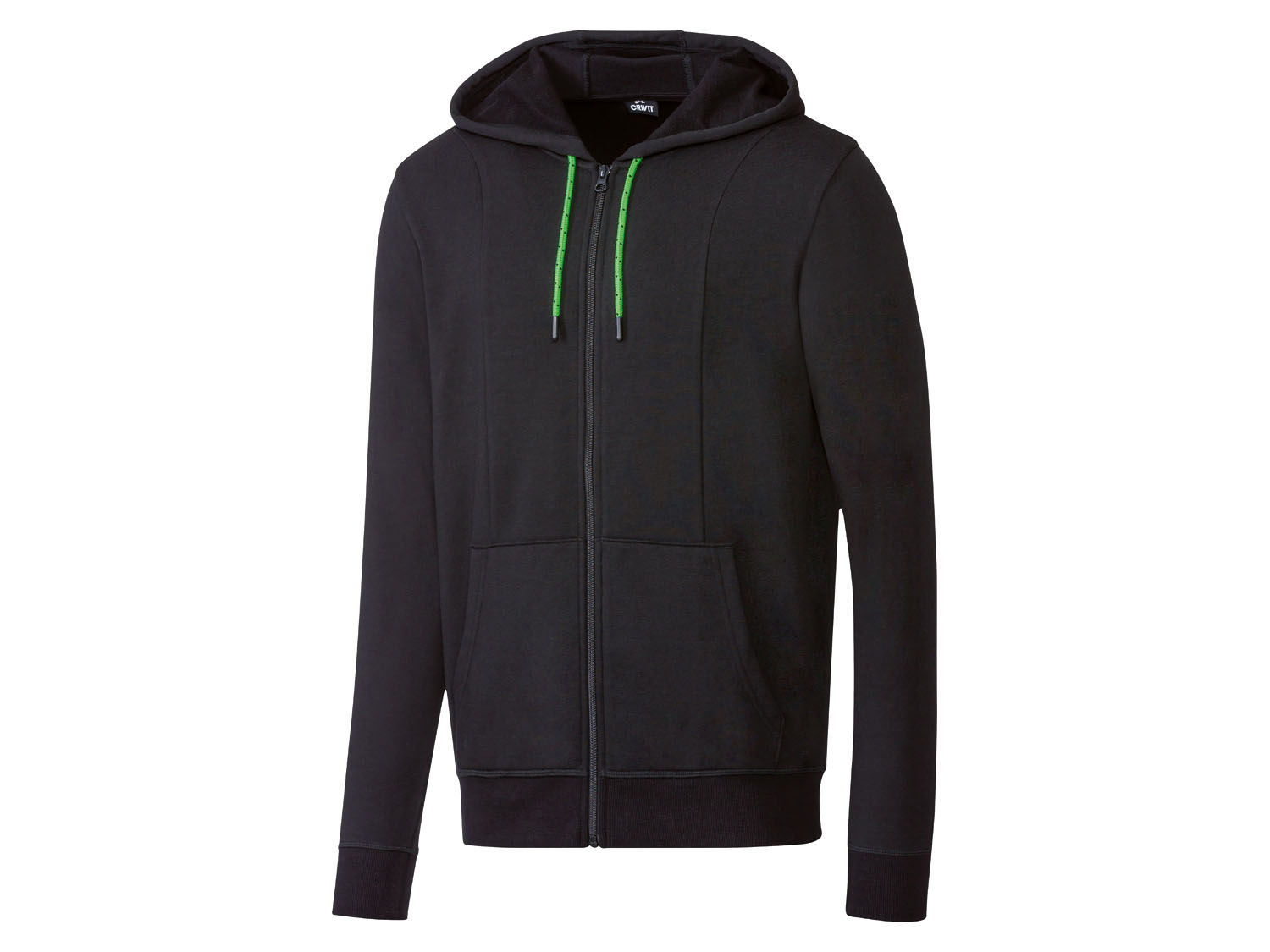 Crivit Bluza dresowa męska z bawełną M 48/50, Czarny