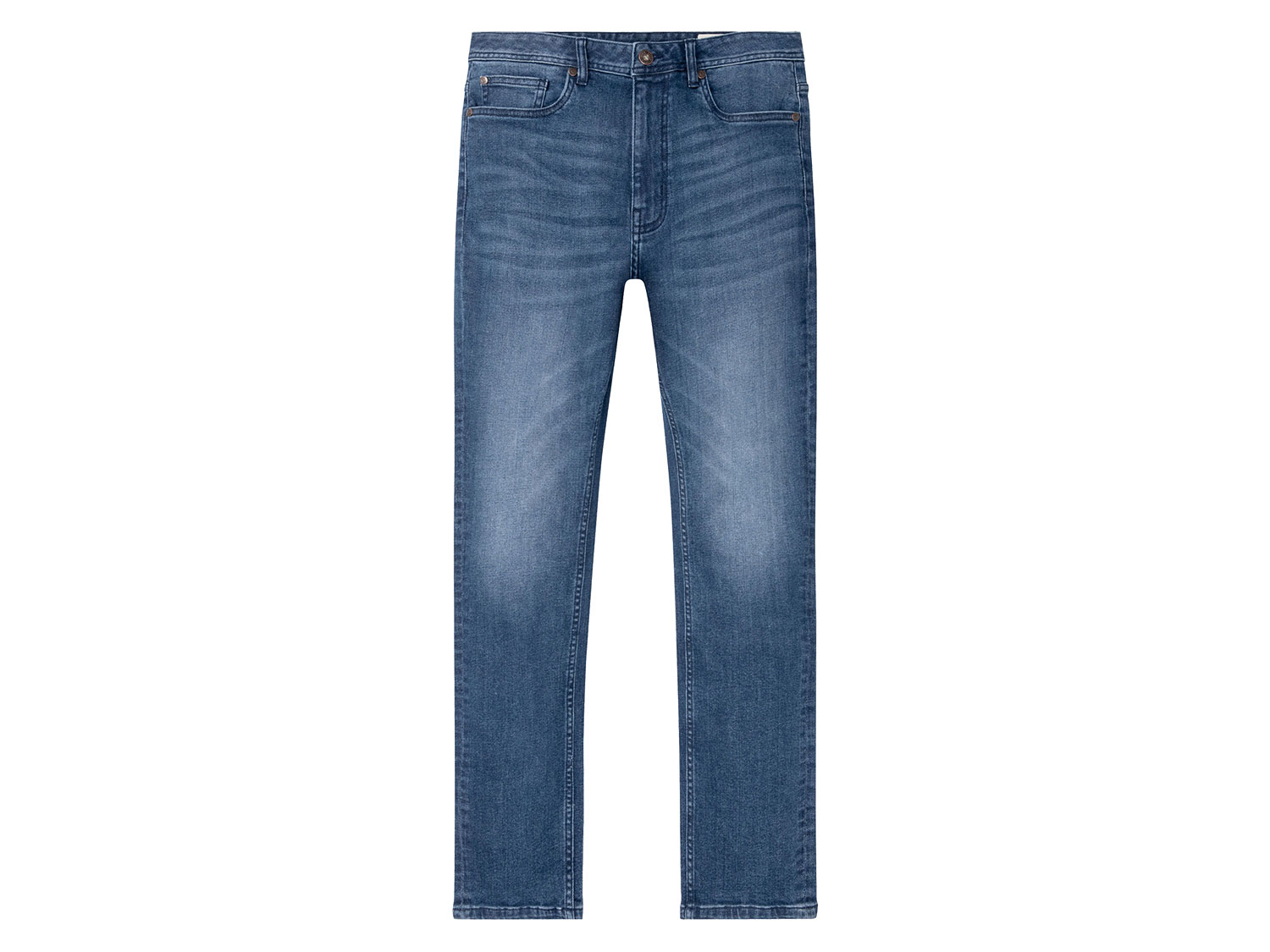 Livergy Jeansy męskie Slim Fit z bawełną Niebieski, 50 34/32