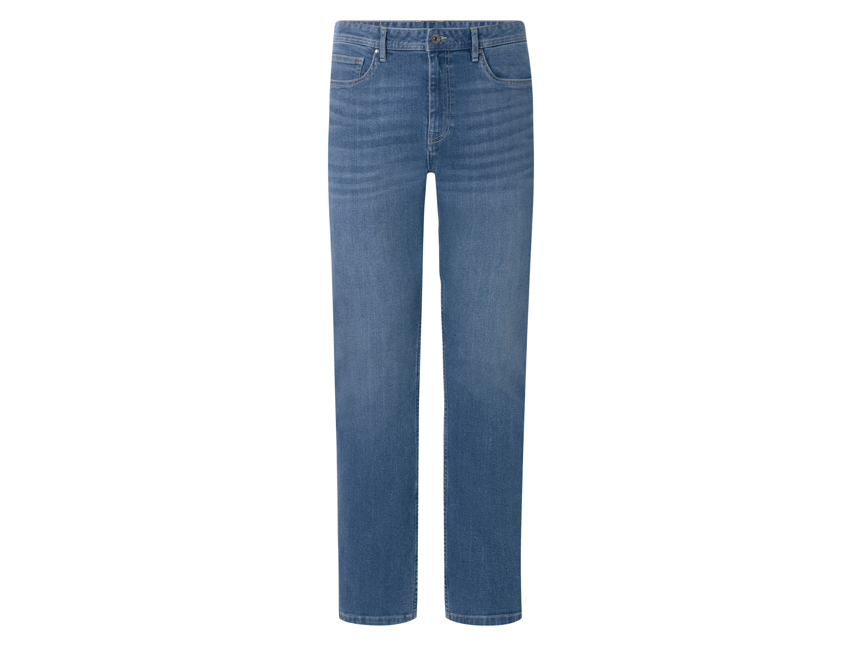 esmara Men Jeansy męskie Straight Fit Niebieski, 50 34/32