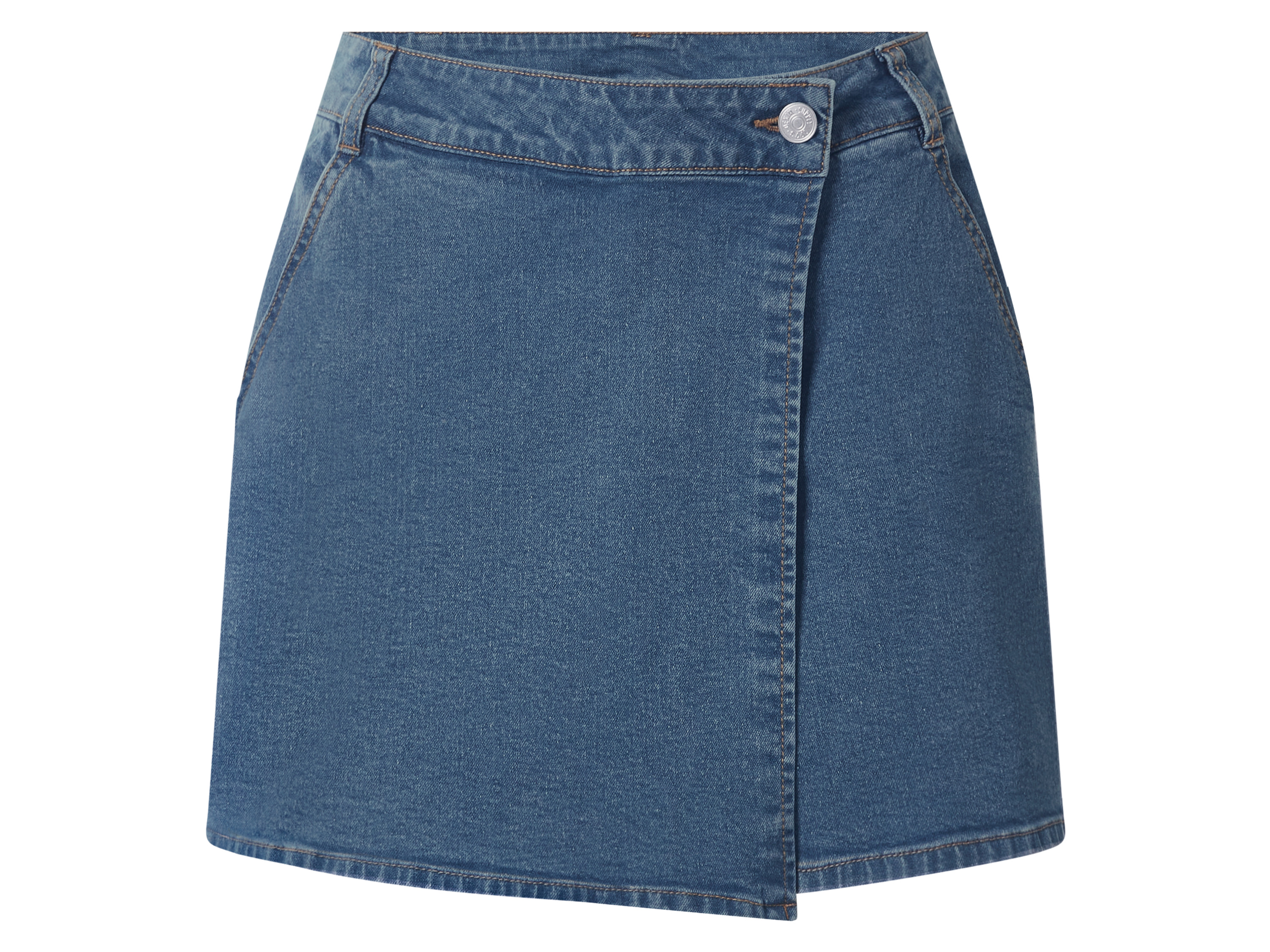 esmara Spódnico-spodenki jeansowe damskie Niebieski, 36