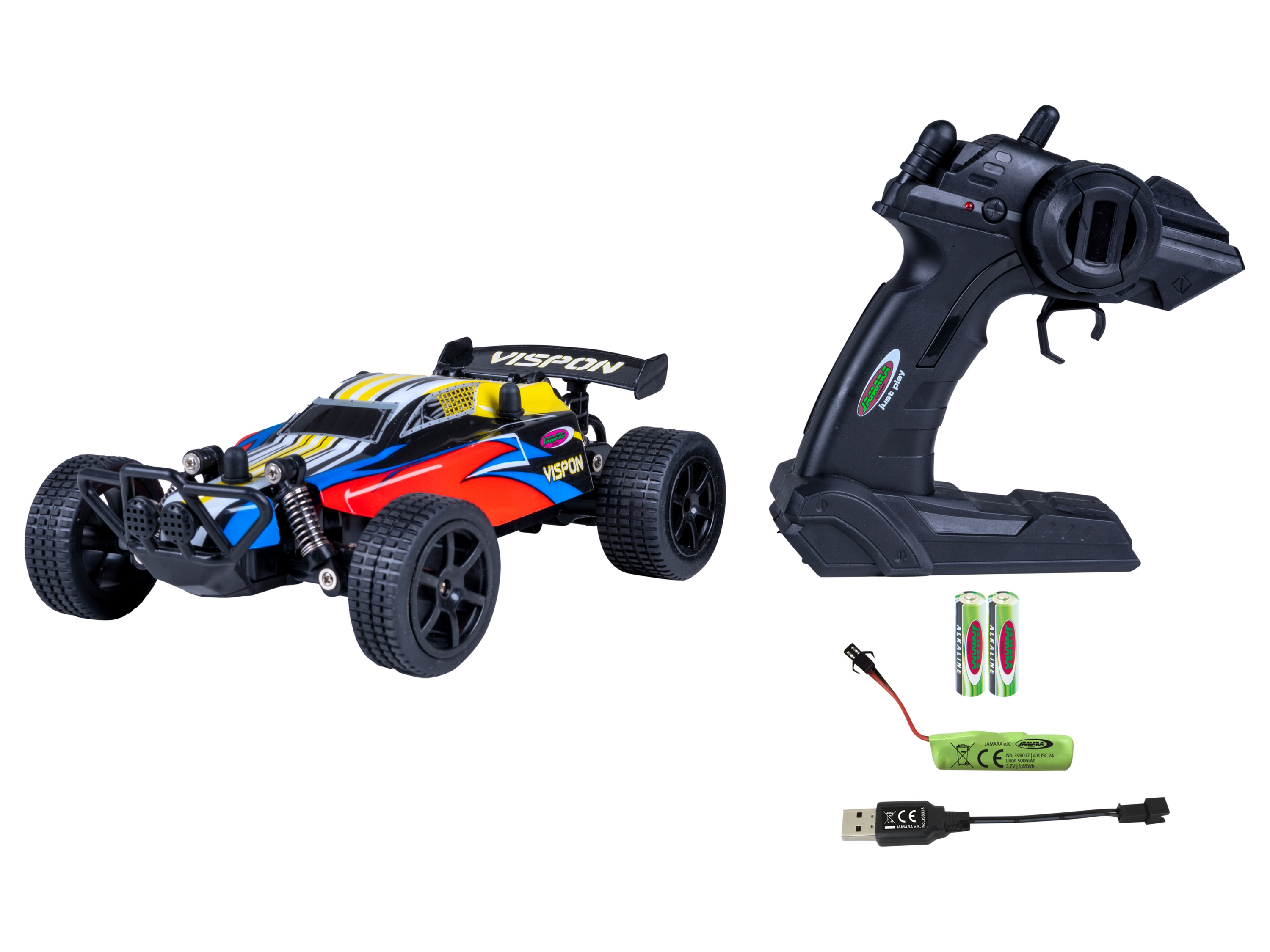 Jamara Samochód kaskaderski zdalnie sterowany RC X-F2 / RC Vispon Buggy / RC SPINact RC Vispon Buggy 2,4 GHz