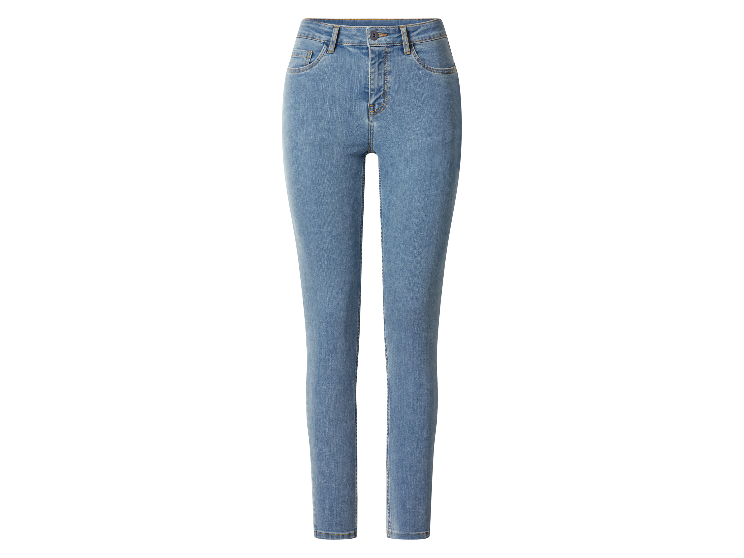 esmara Jeansy push-up skinny fit damskie Jasnoniebieski, 36