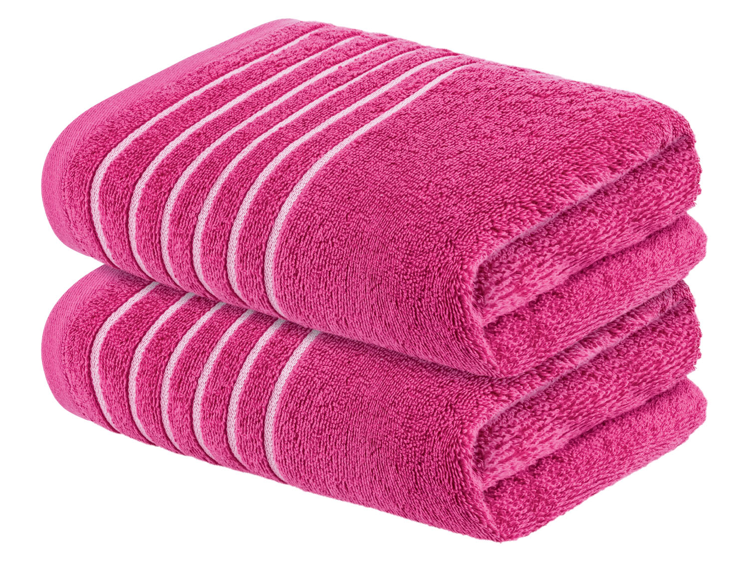 Livarno home Ręcznik frotte, 50 x 90 cm, 2 sztuki Różowy