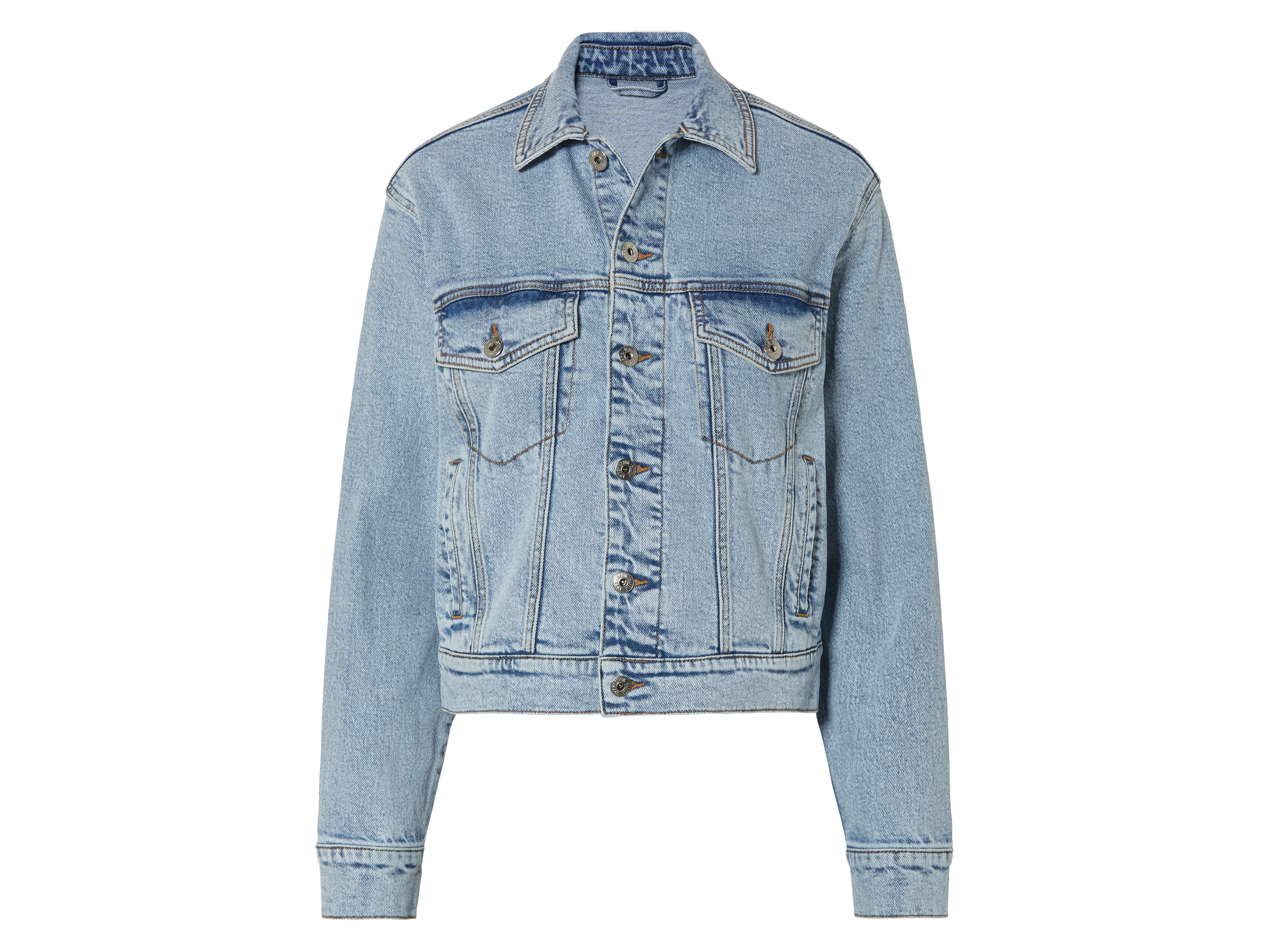 esmara Kurtka jeansowa damska, oversize 36, Niebieski