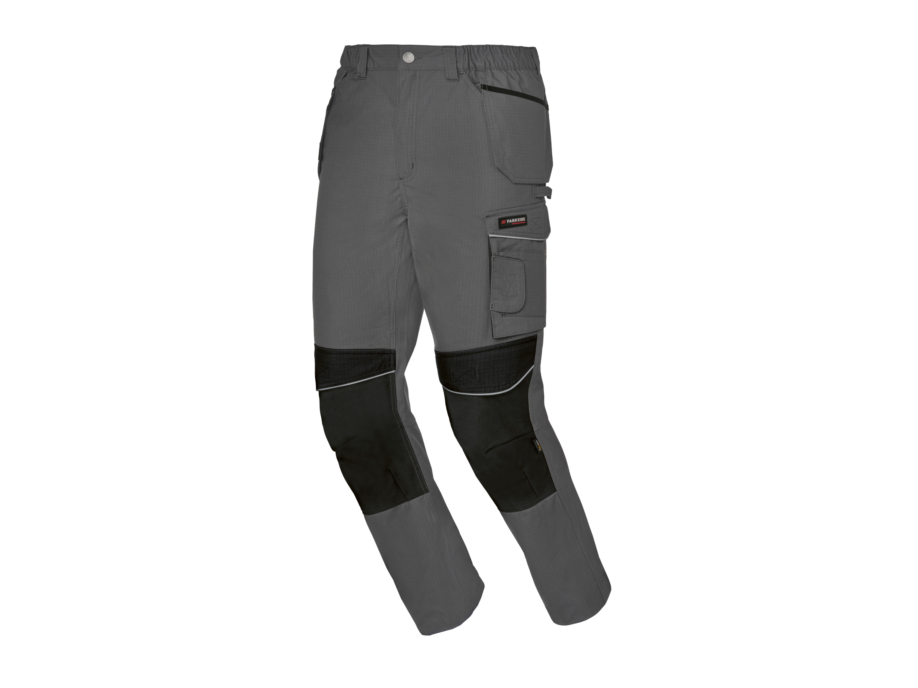 Parkside Performance Spodnie robocze męskie Ripstop Szary, 50