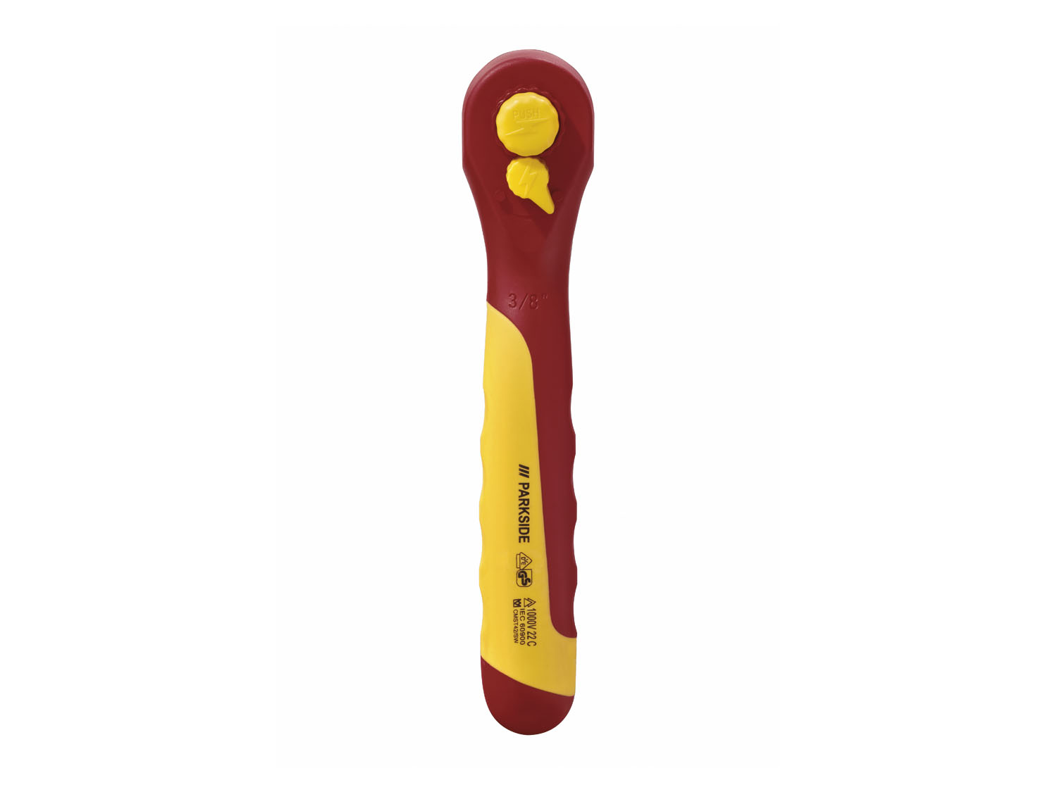 Parkside Zestaw bitów i nasadek / zestaw nasadek / grzechotka 3/8", 1000 V Grzechotka 10 mm 3/8“