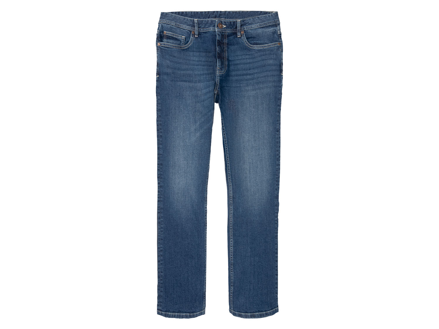 Livergy Jeansy męskie Straight Fit Niebieski, 50 34/34