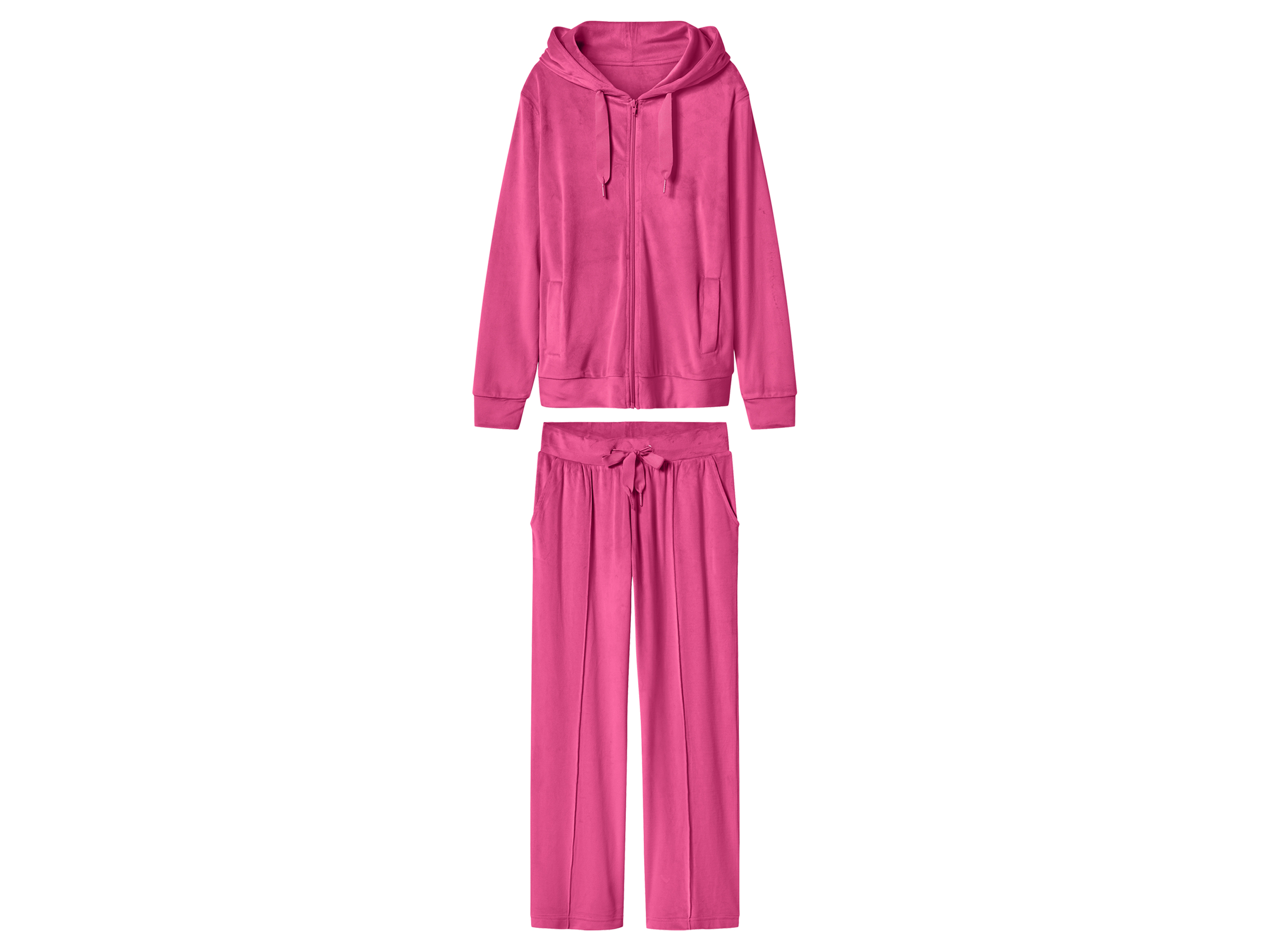 esmara Dres welurowy damski Różowy, S 36-38