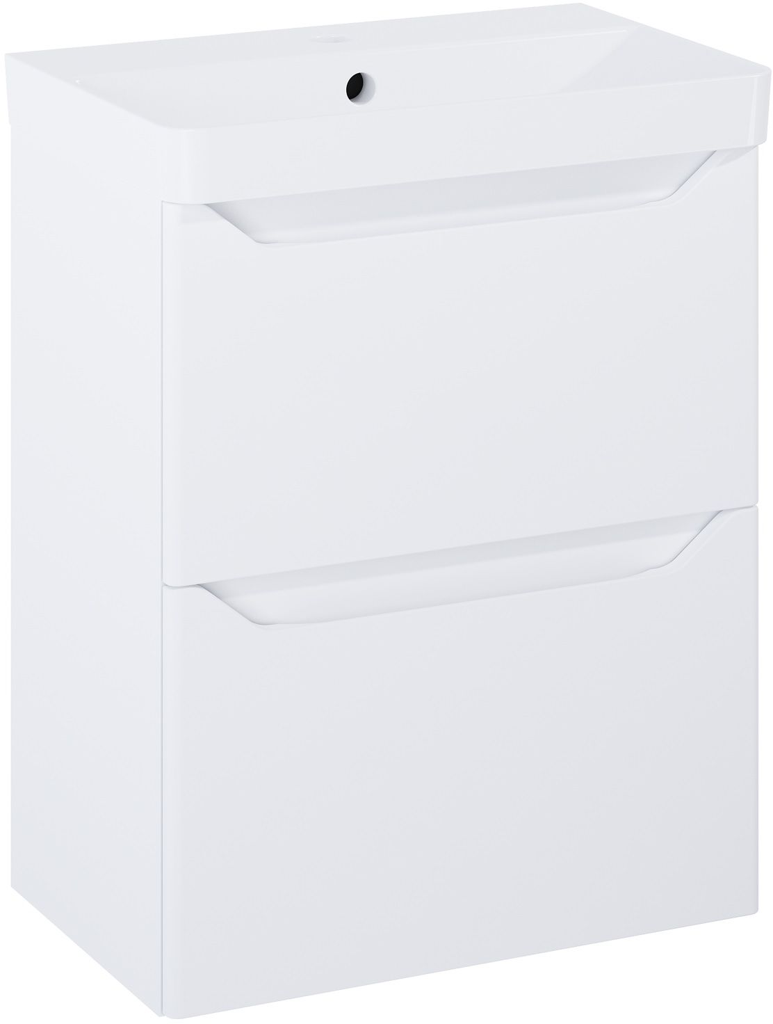 Darmowa Dostawa - Umywalka z szafką 50.8 cm białą Elita Helo RE020500205290