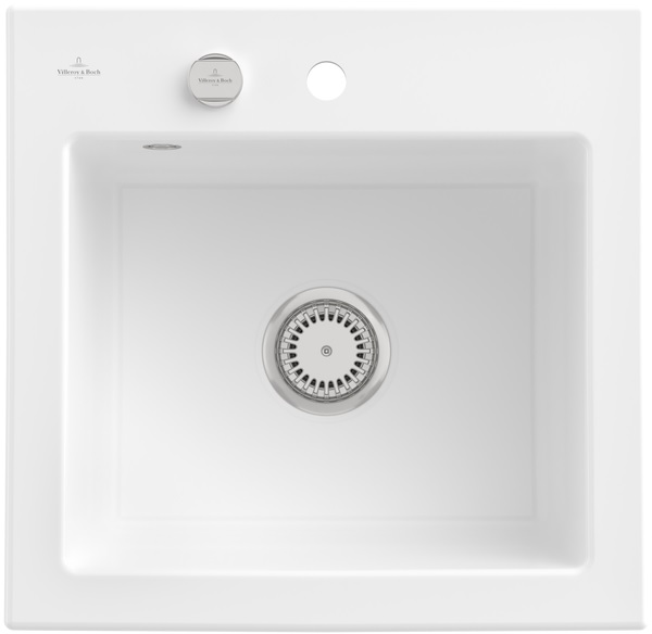 Darmowa Dostawa - Zlewozmywak ceramiczny 52.5x51 cm biały Villeroy & Boch Subway 50 S 331502R1