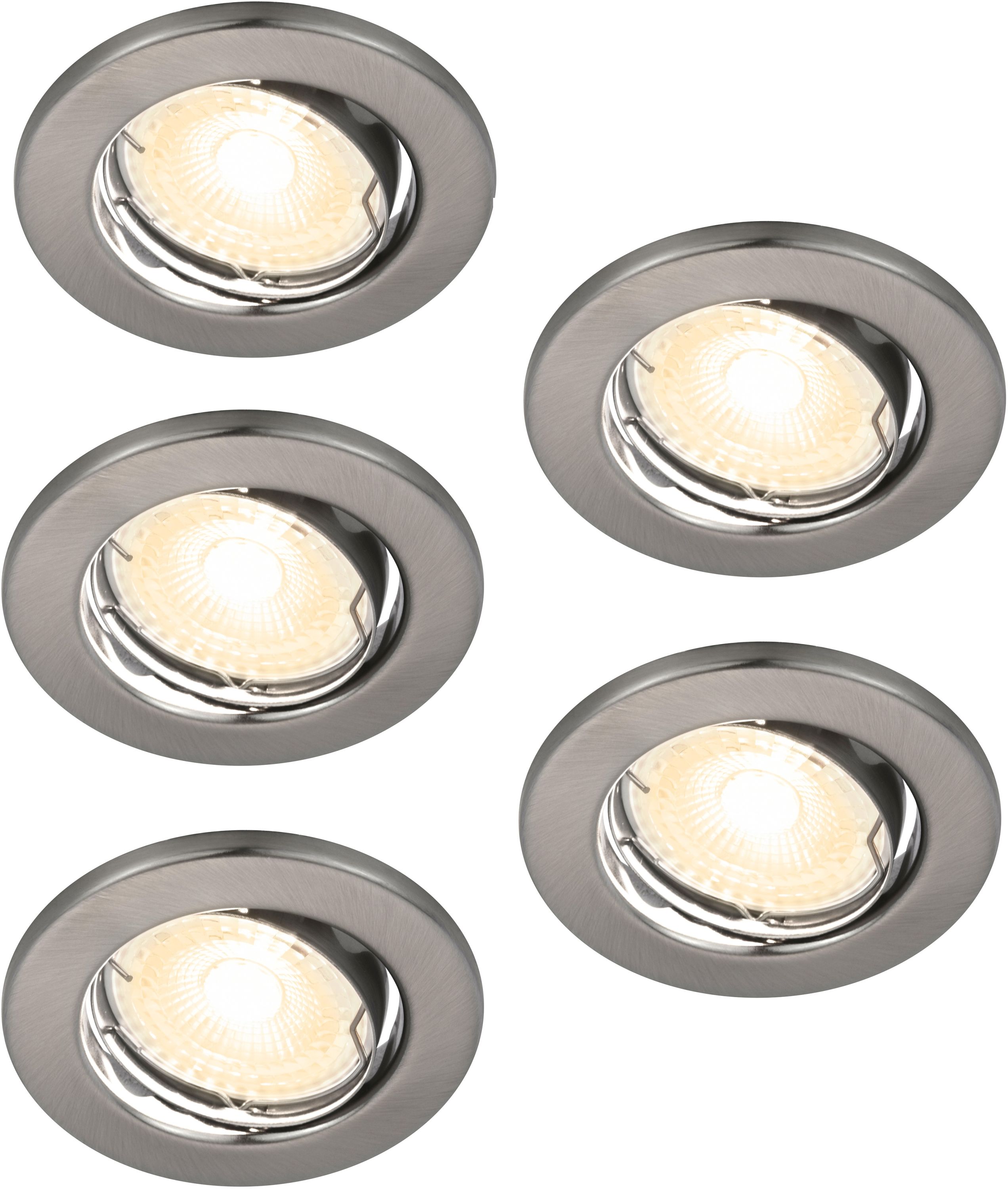 Darmowa Dostawa - Lampa do zabudowy 5x4.7 W nikiel Nordlux Canis 49750155
