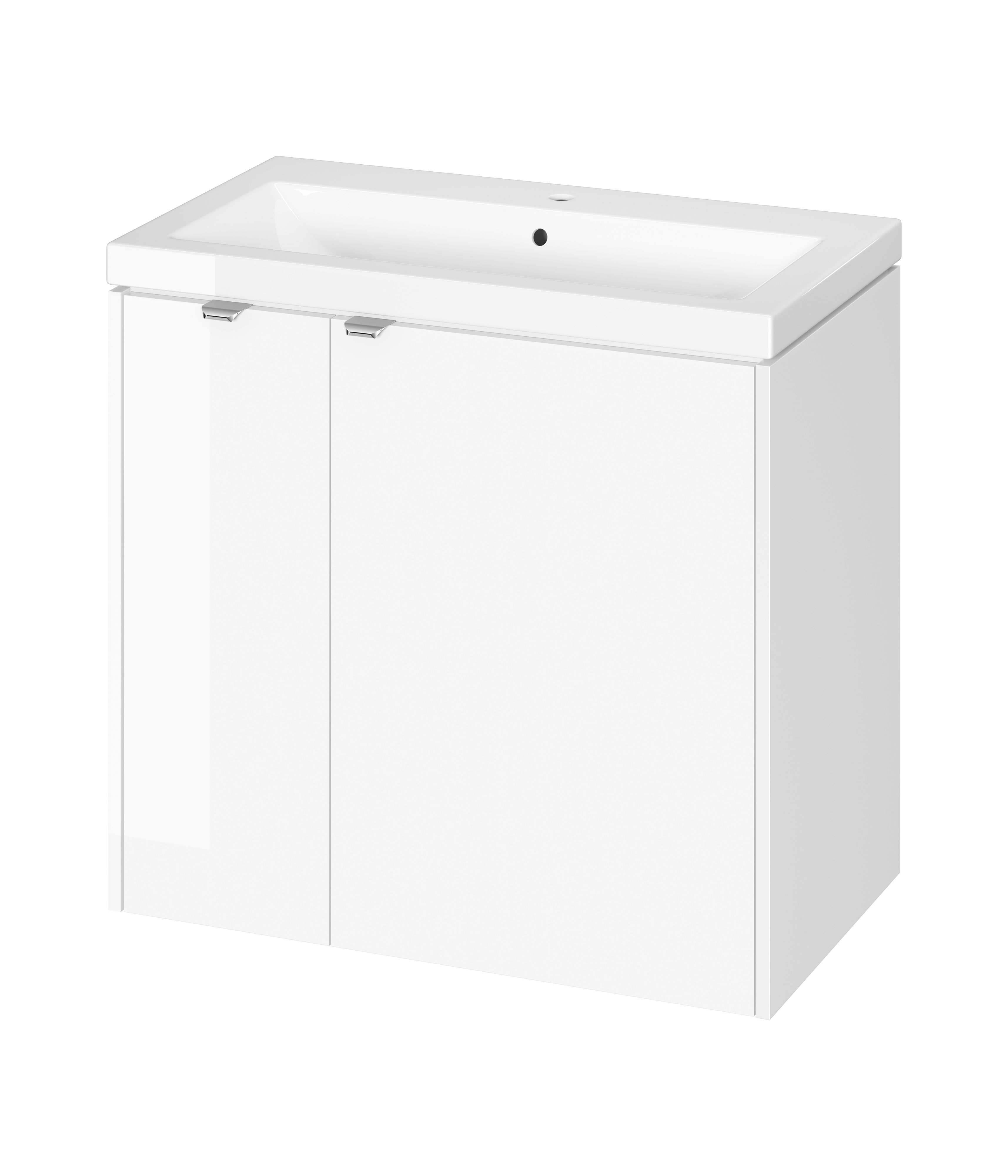 Darmowa Dostawa - Umywalka z szafką 80 cm białą Cersanit Ovida S4047003