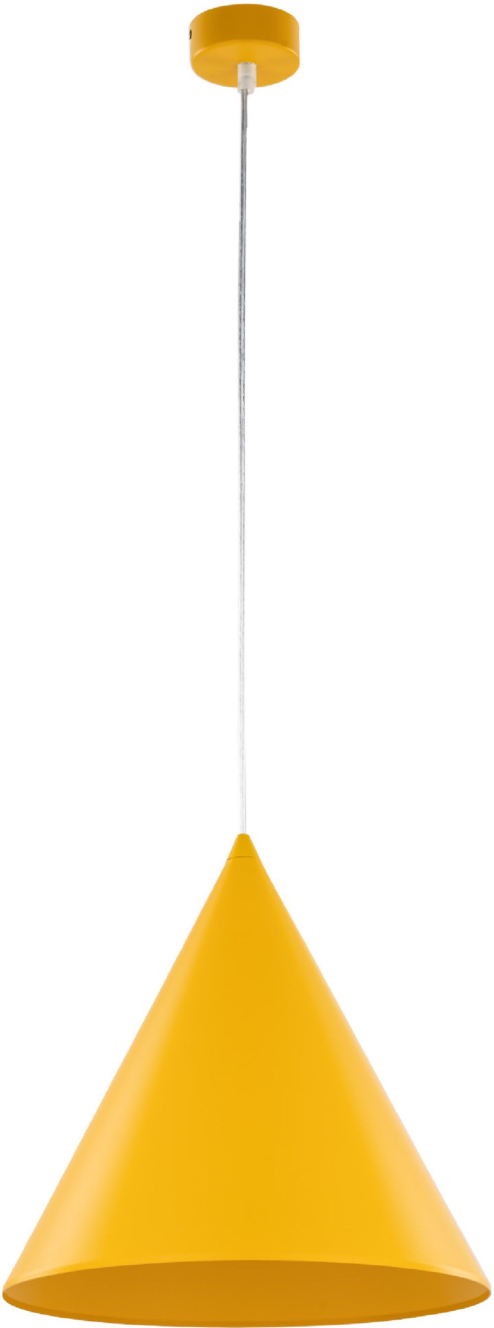 Darmowa Dostawa - Lampa wisząca 1x15 W żółta TK Lighting Cono 10066