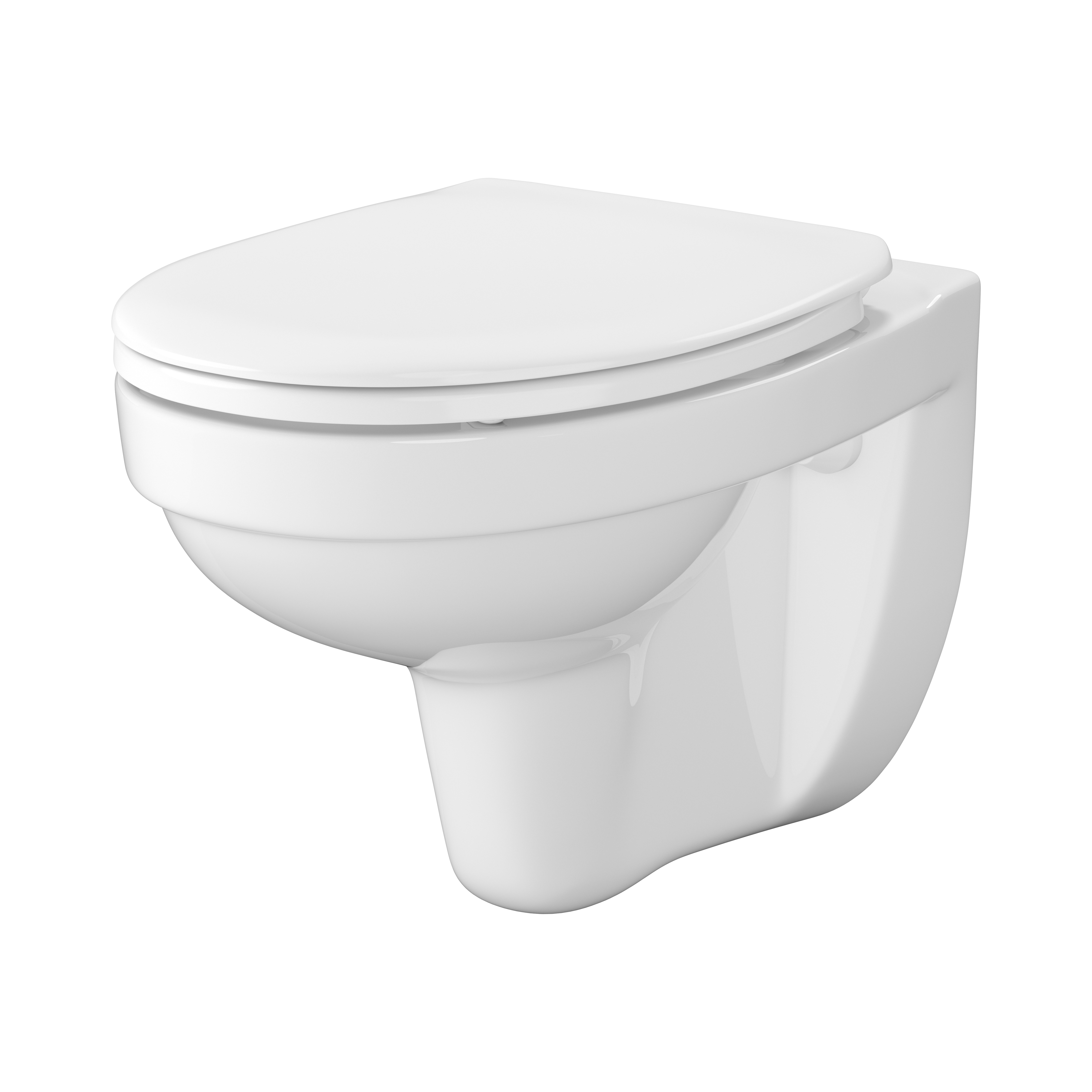 Darmowa Dostawa - Miska WC z deską wolnoopadającą wisząca bez kołnierza biały połysk Mito Cersania S701554