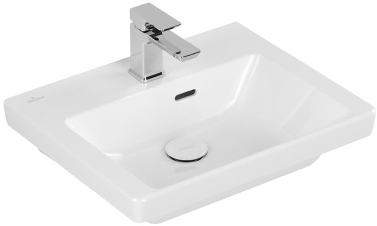 Darmowa Dostawa - Umywalka 50x40 cm prostokątna ścienna biała Villeroy & Boch Subway 3.0 4370FFR1