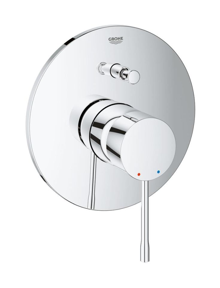 Darmowa Dostawa - Bateria wannowo-prysznicowa podtynkowa starlight chrome Grohe Essence 19285001