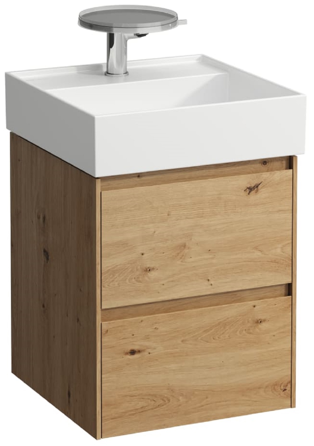 Darmowa Dostawa - Szafka 43.5x45x51.5 cm podumywalkowa wisząca dąb Laufen Lani H4039221122671